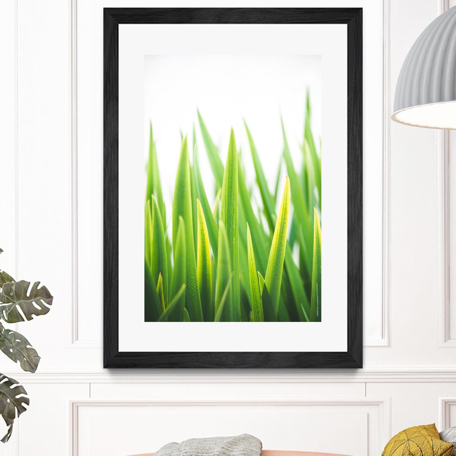 Blades of Green No. 2 by Sonja Quintero on GIANT ART - green floral/still life, photography