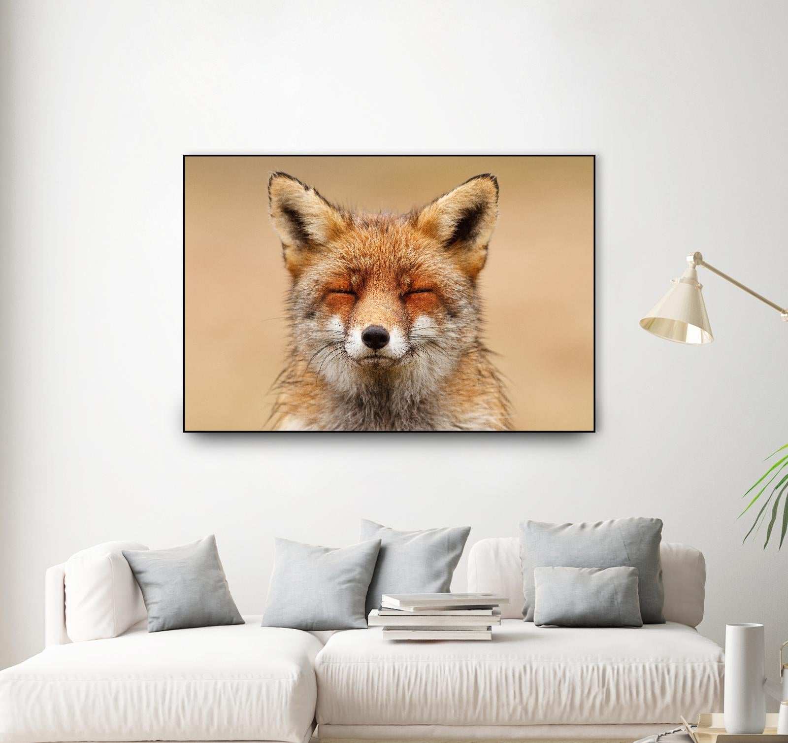 Zen Fox Red Portrait by Roeselien Raimond on GIANT ART - multicolor animals