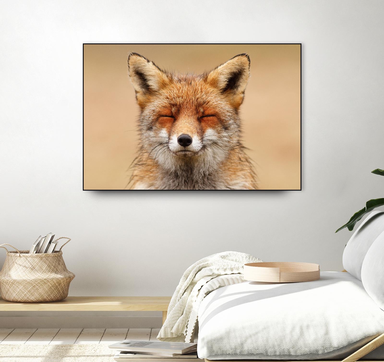 Zen Fox Red Portrait by Roeselien Raimond on GIANT ART - multicolor animals