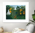 The Repast of the Lion by Henri Rousseau on GIANT ART - multicolor museum; landscapes; animals