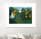 The Repast of the Lion by Henri Rousseau on GIANT ART - multicolor museum; landscapes; animals