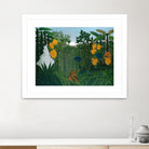 The Repast of the Lion by Henri Rousseau on GIANT ART - multicolor museum; landscapes; animals