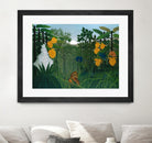 The Repast of the Lion by Henri Rousseau on GIANT ART - multicolor museum; landscapes; animals
