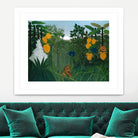 The Repast of the Lion by Henri Rousseau on GIANT ART - multicolor museum; landscapes; animals