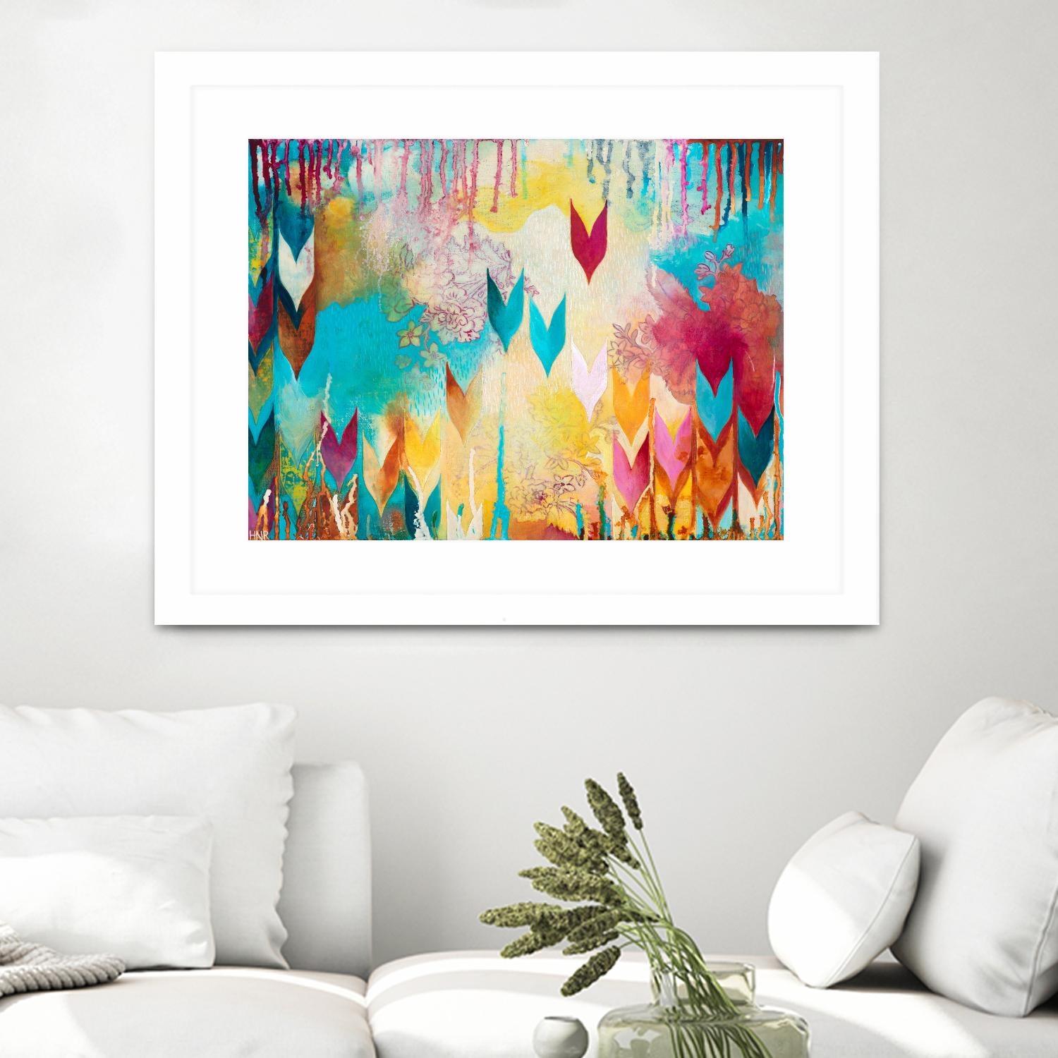 Life is Good by Heather Noel Robinson on GIANT ART - multicolor abstracts; contemporary