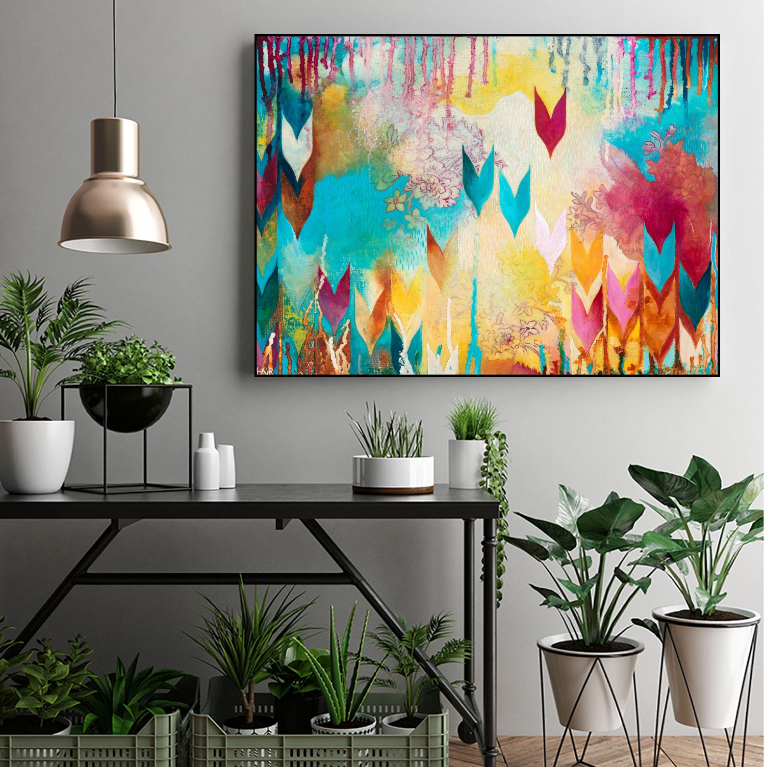 Life is Good by Heather Noel Robinson on GIANT ART - multicolor abstracts; contemporary