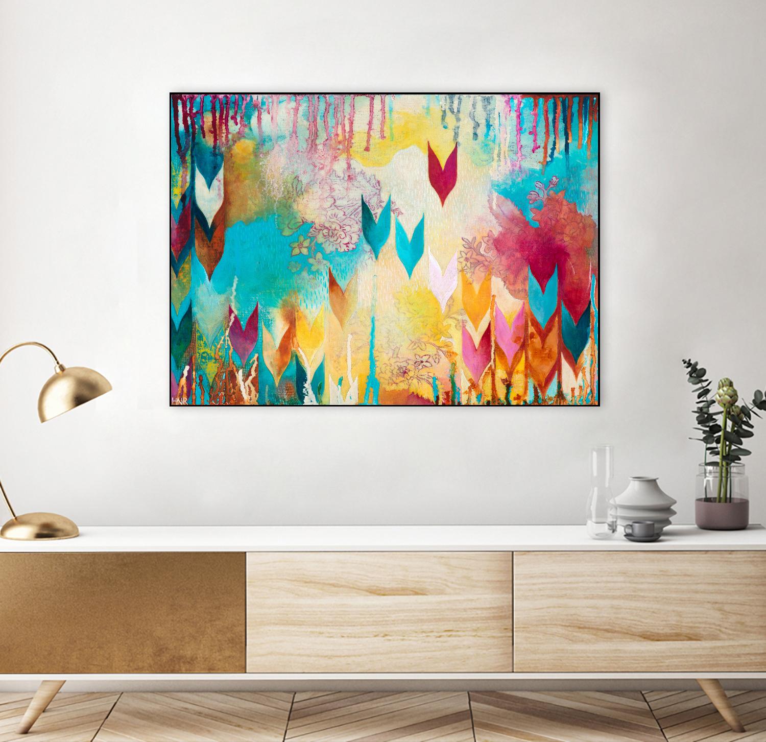 Life is Good by Heather Noel Robinson on GIANT ART - multicolor abstracts; contemporary