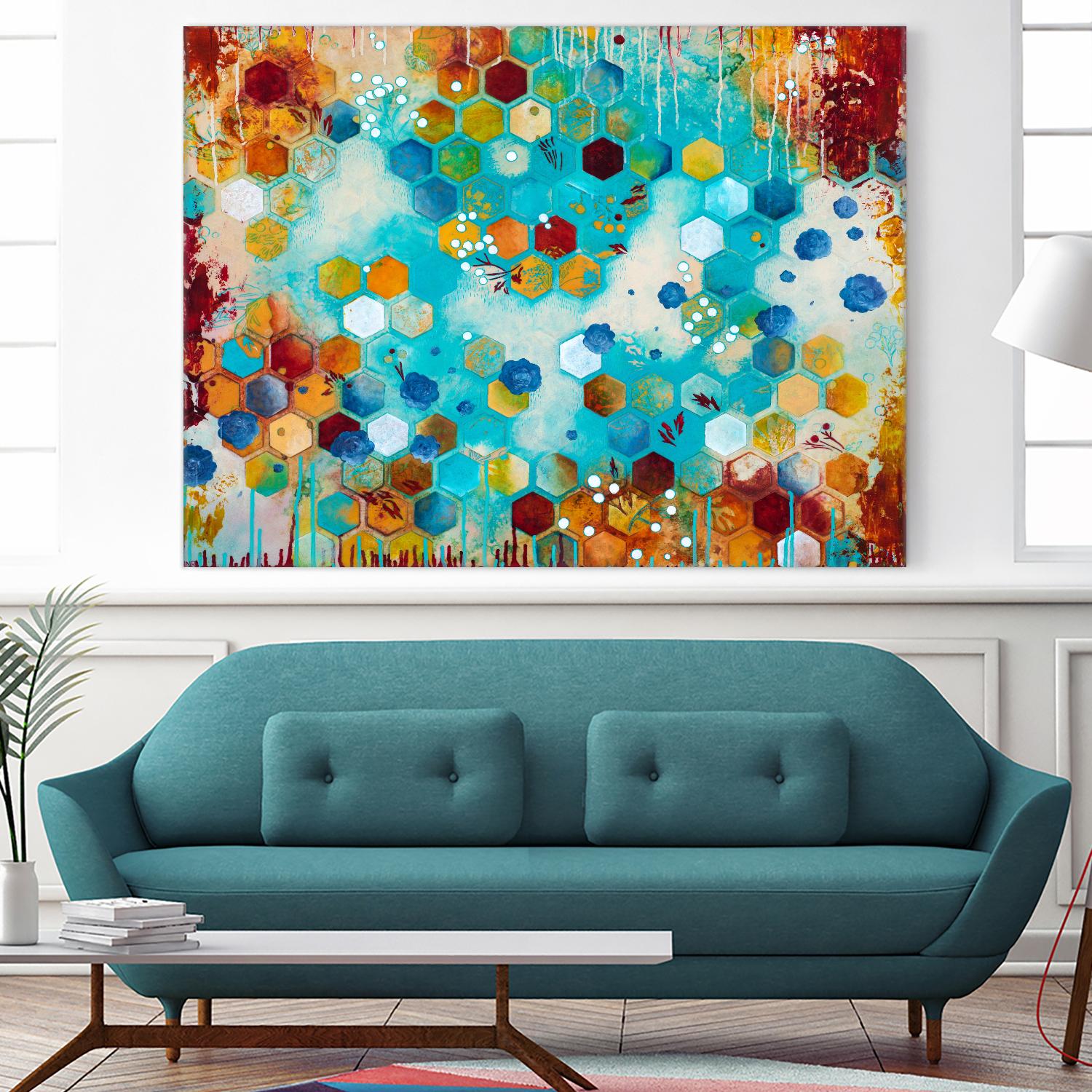 Scattered by Heather Noel Robinson on GIANT ART - multicolor abstracts; contemporary