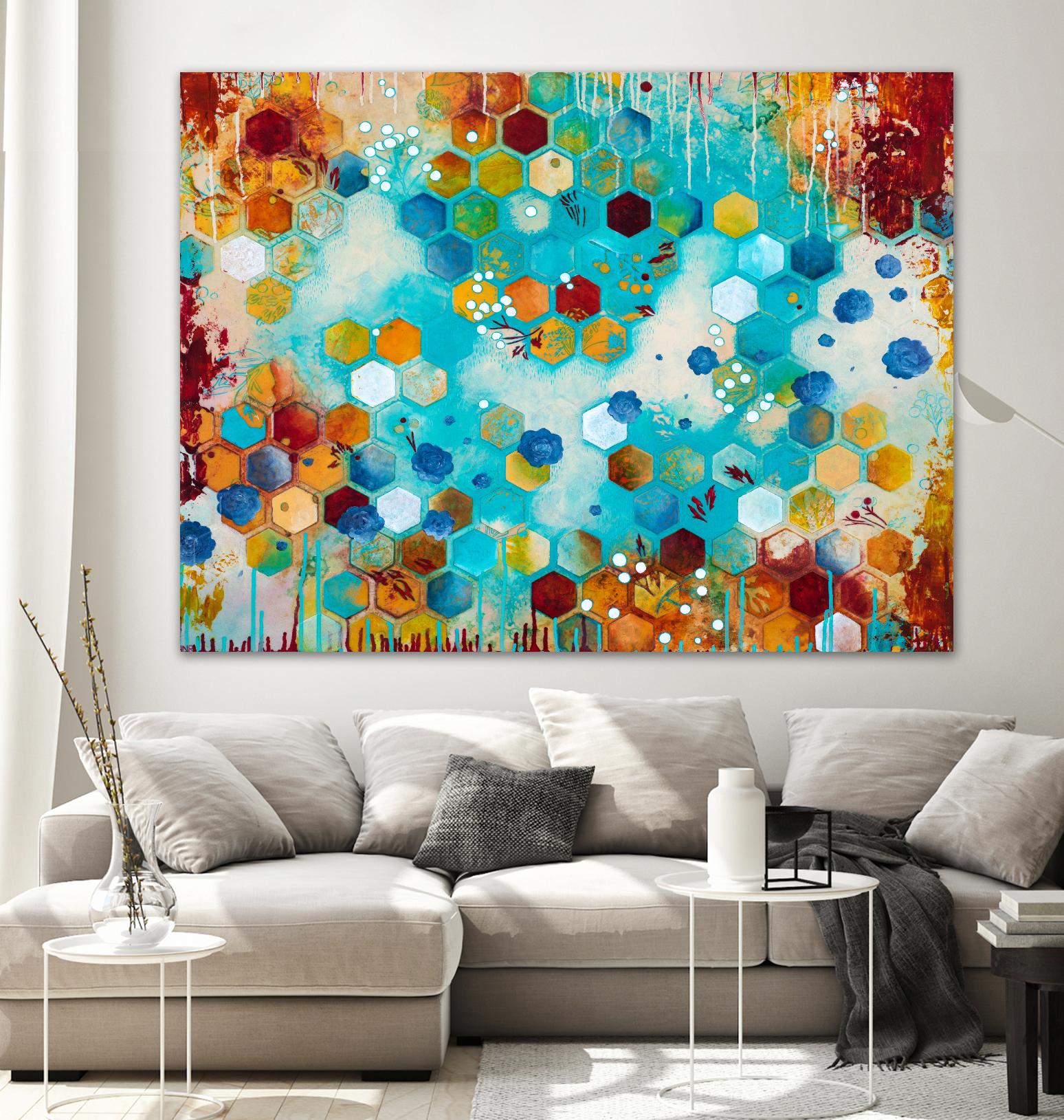 Scattered by Heather Noel Robinson on GIANT ART - multicolor abstracts; contemporary