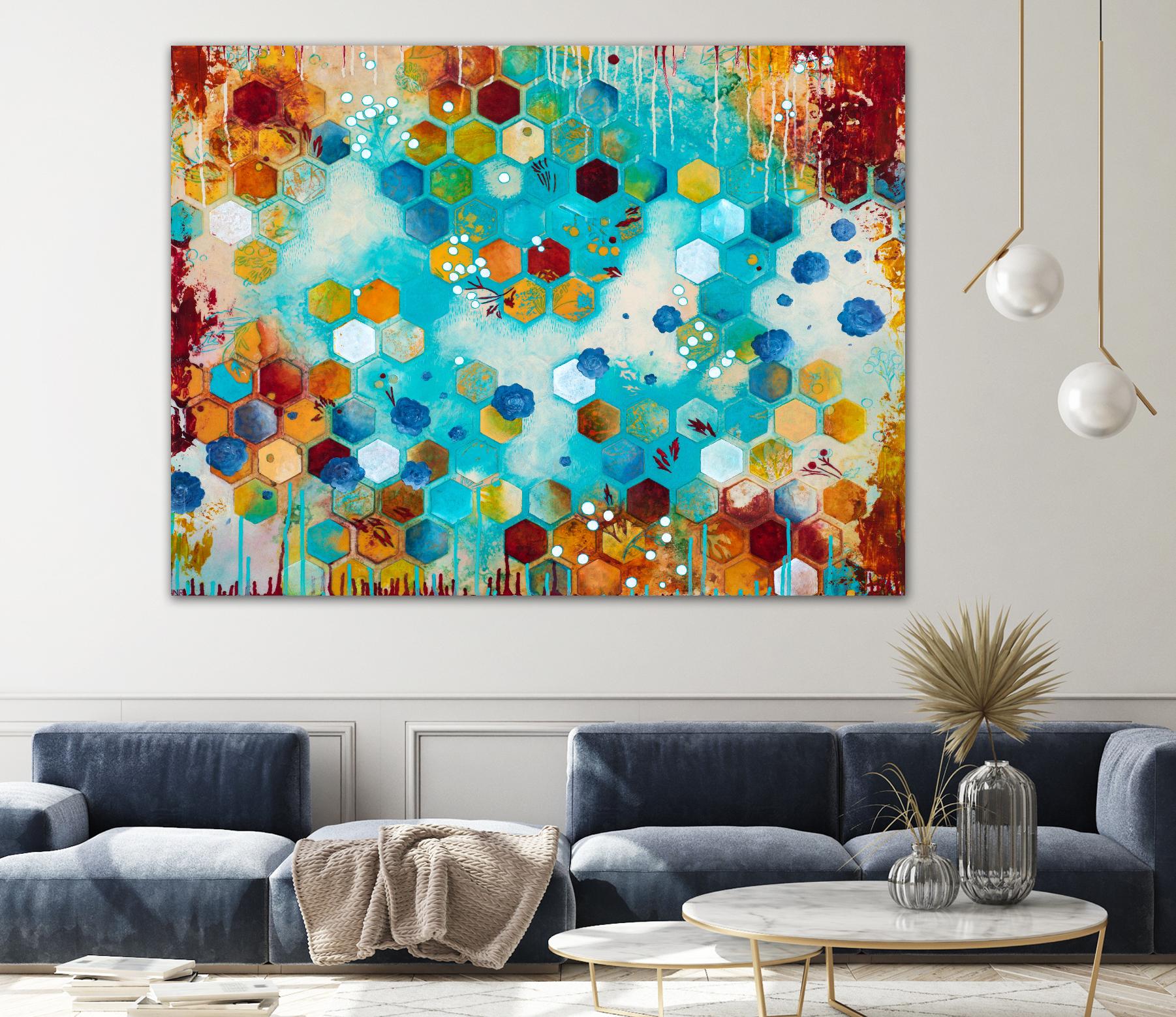 Scattered by Heather Noel Robinson on GIANT ART - multicolor abstracts; contemporary