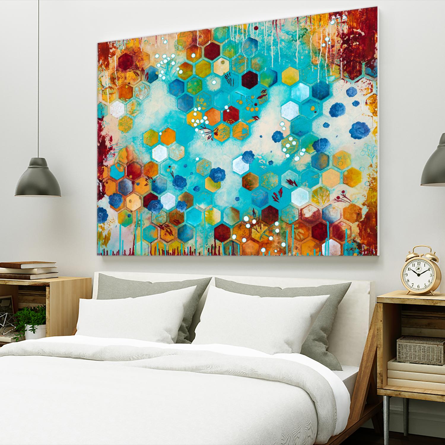 Scattered by Heather Noel Robinson on GIANT ART - multicolor abstracts; contemporary