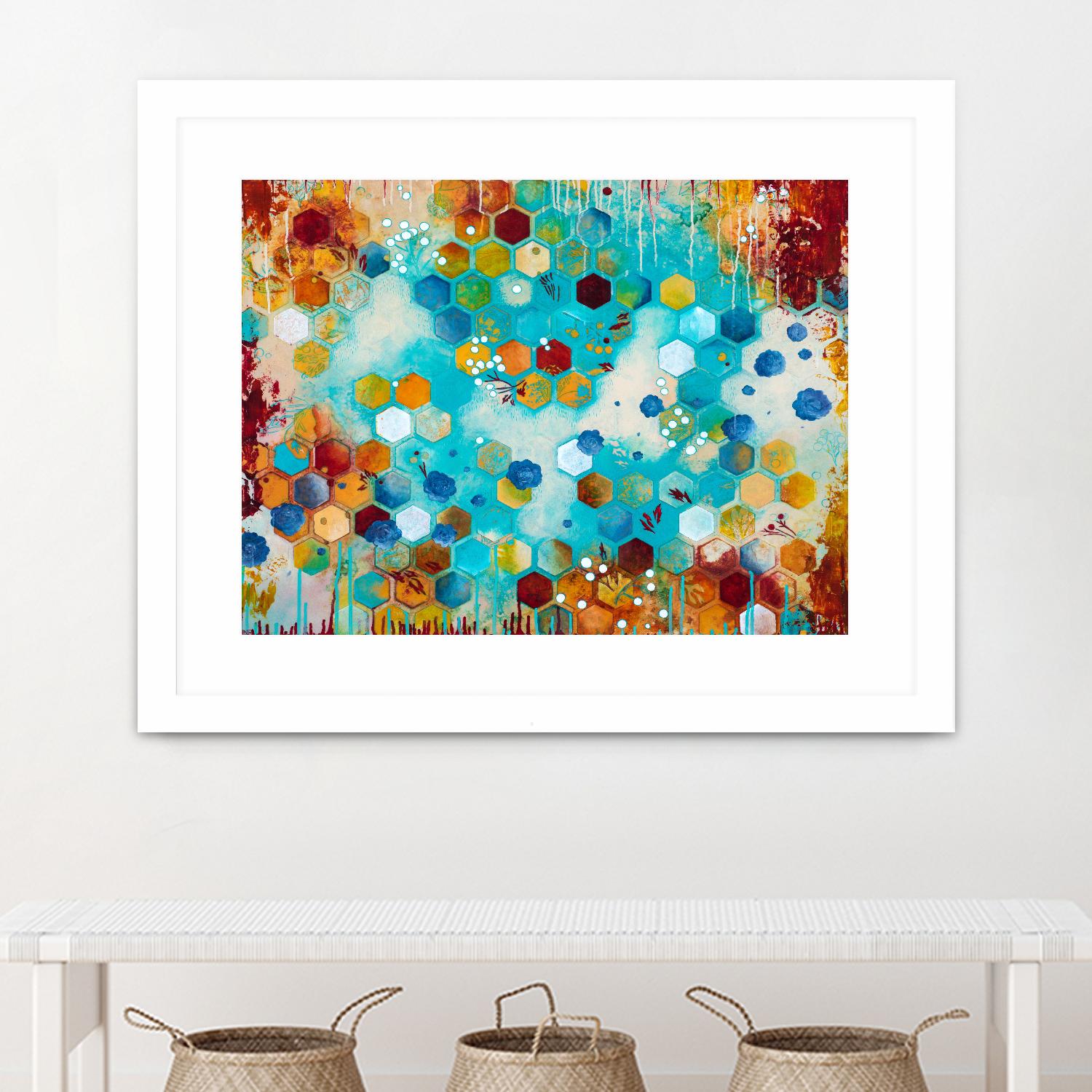 Scattered by Heather Noel Robinson on GIANT ART - multicolor abstracts; contemporary