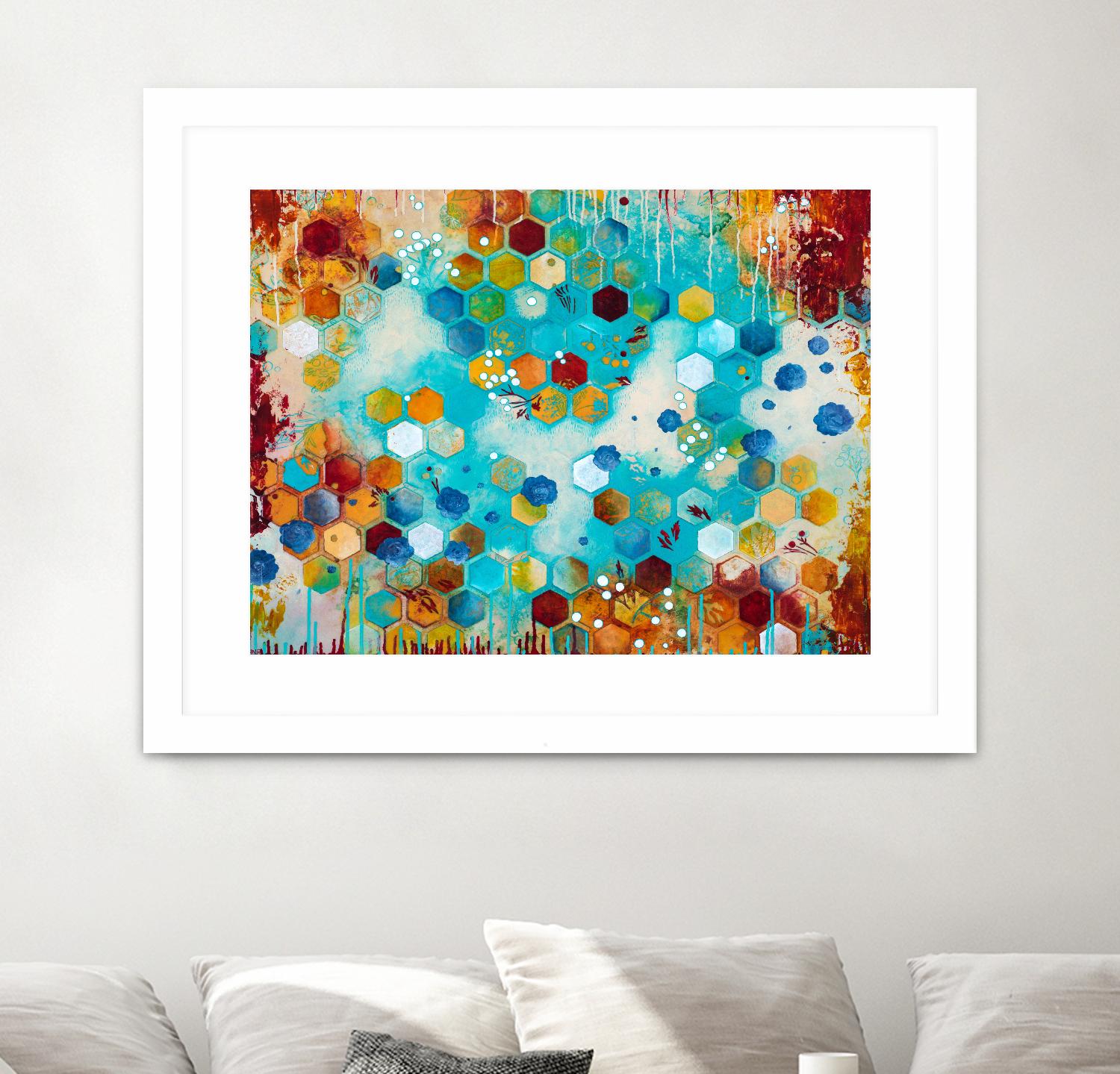 Scattered by Heather Noel Robinson on GIANT ART - multicolor abstracts; contemporary