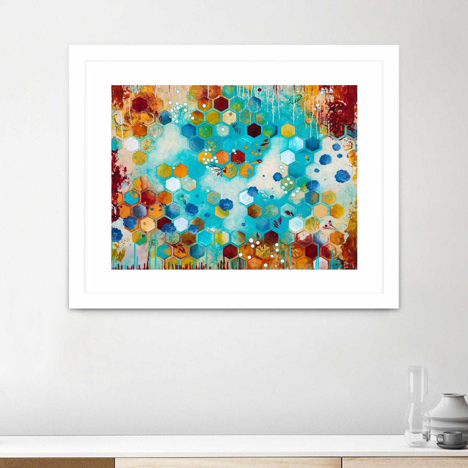 Scattered by Heather Noel Robinson on GIANT ART - multicolor abstracts; contemporary