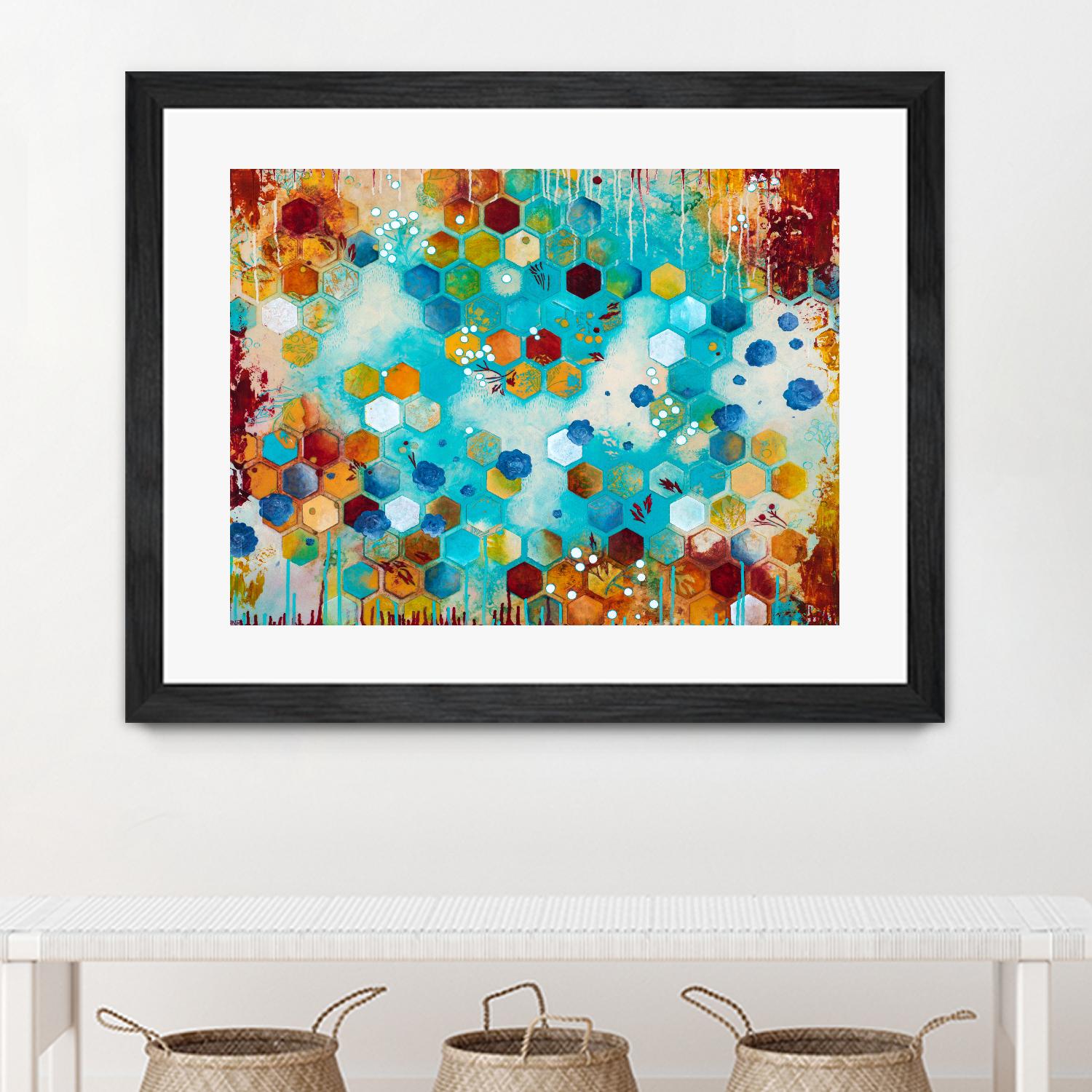 Scattered by Heather Noel Robinson on GIANT ART - multicolor abstracts; contemporary