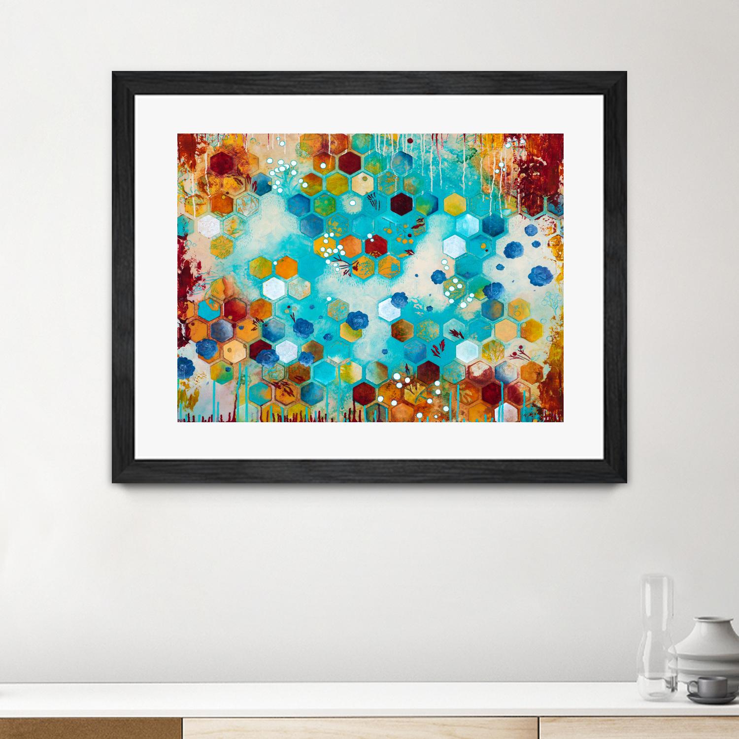 Scattered by Heather Noel Robinson on GIANT ART - multicolor abstracts; contemporary