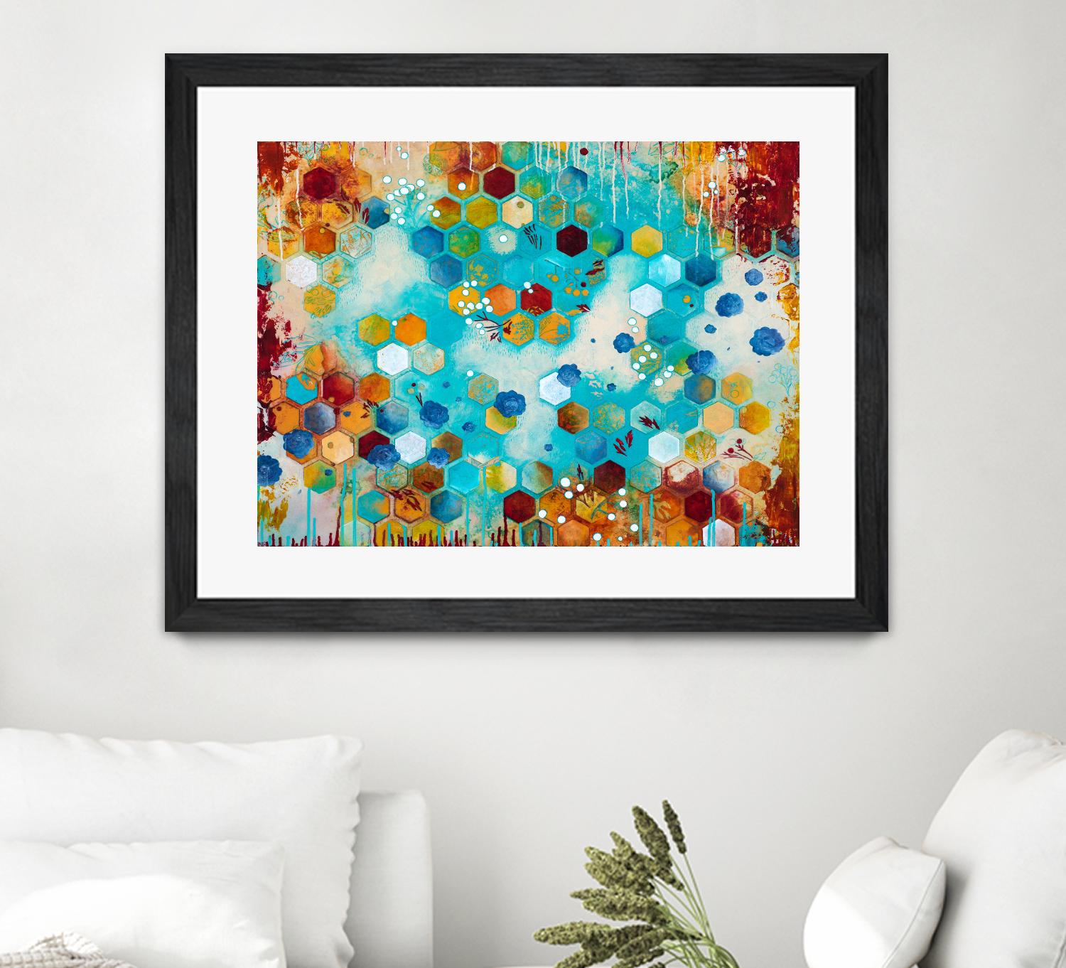Scattered by Heather Noel Robinson on GIANT ART - multicolor abstracts; contemporary