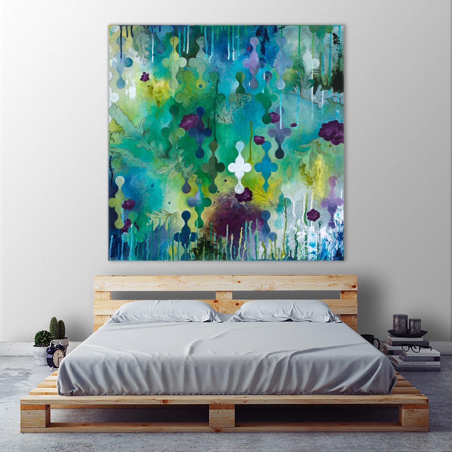 Seafoam Storm Two by Heather Noel Robinson on GIANT ART - multicolor abstracts; contemporary