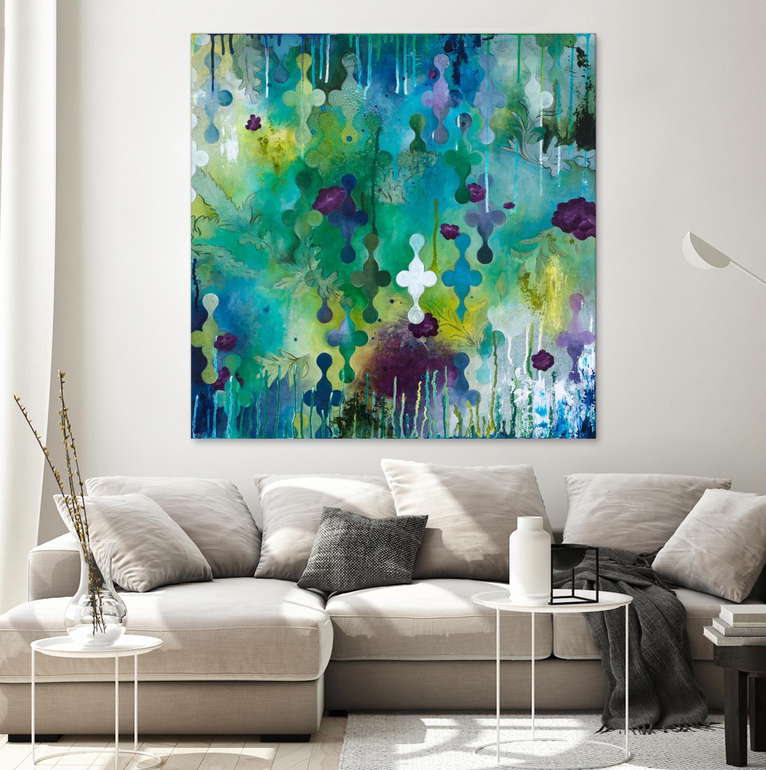 Seafoam Storm Two by Heather Noel Robinson on GIANT ART - multicolor abstracts; contemporary
