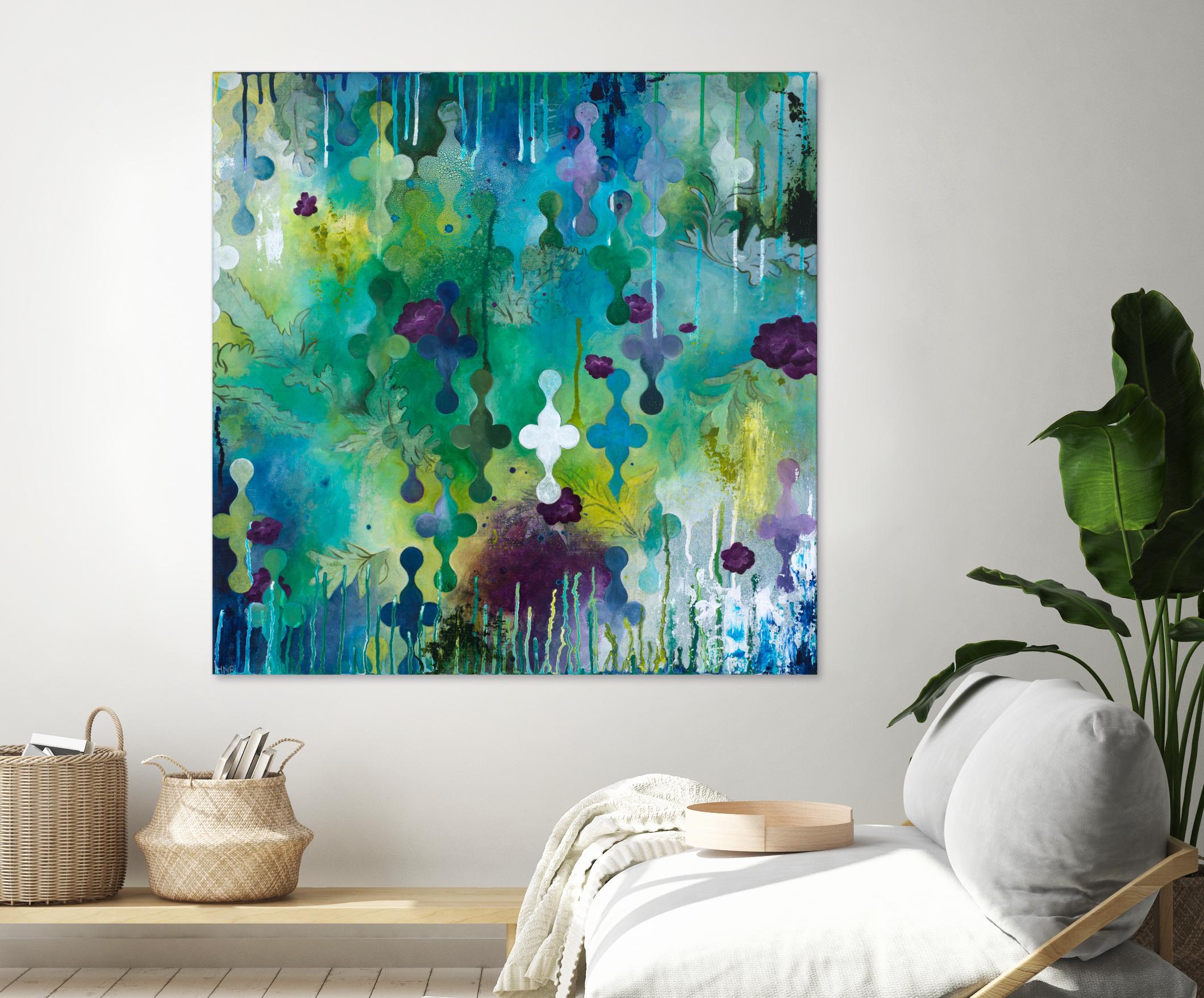 Seafoam Storm Two by Heather Noel Robinson on GIANT ART - multicolor abstracts; contemporary
