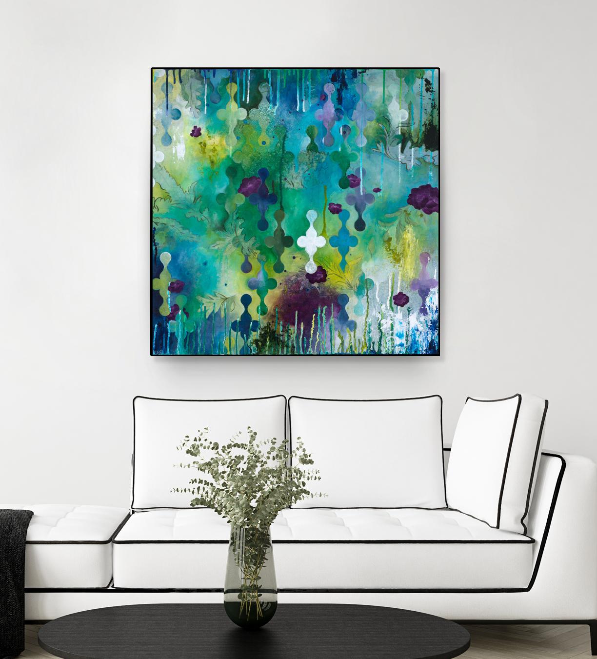 Seafoam Storm Two by Heather Noel Robinson on GIANT ART - multicolor abstracts; contemporary