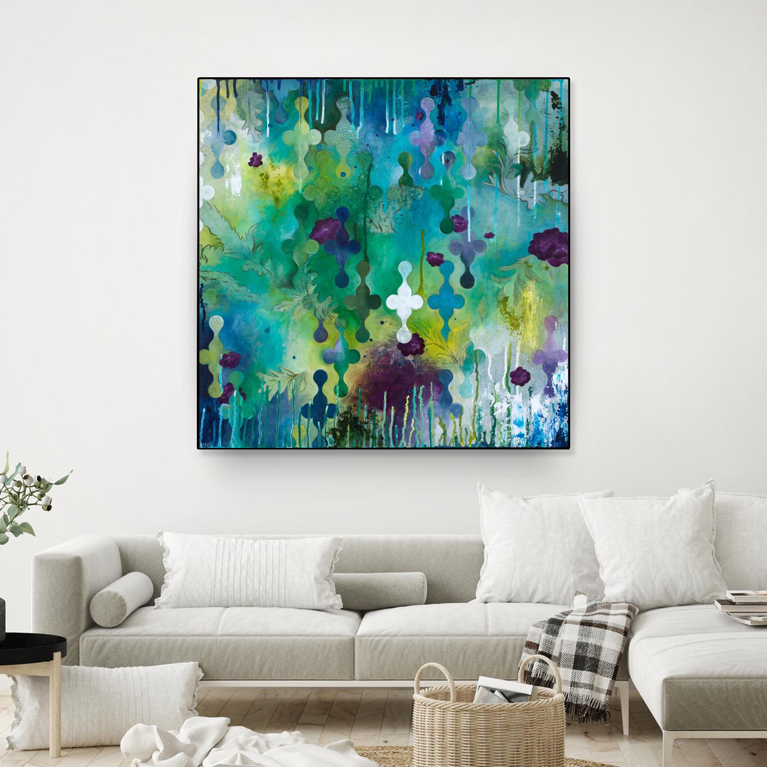 Seafoam Storm Two by Heather Noel Robinson on GIANT ART - multicolor abstracts; contemporary
