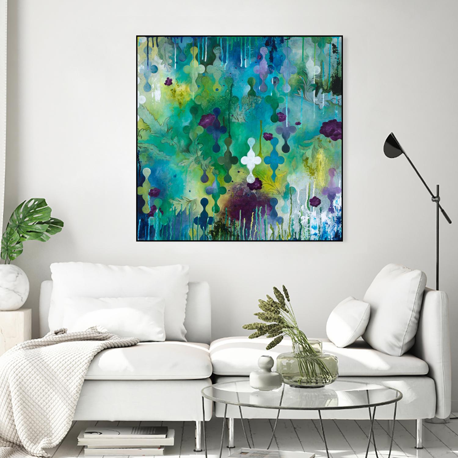 Seafoam Storm Two by Heather Noel Robinson on GIANT ART - multicolor abstracts; contemporary