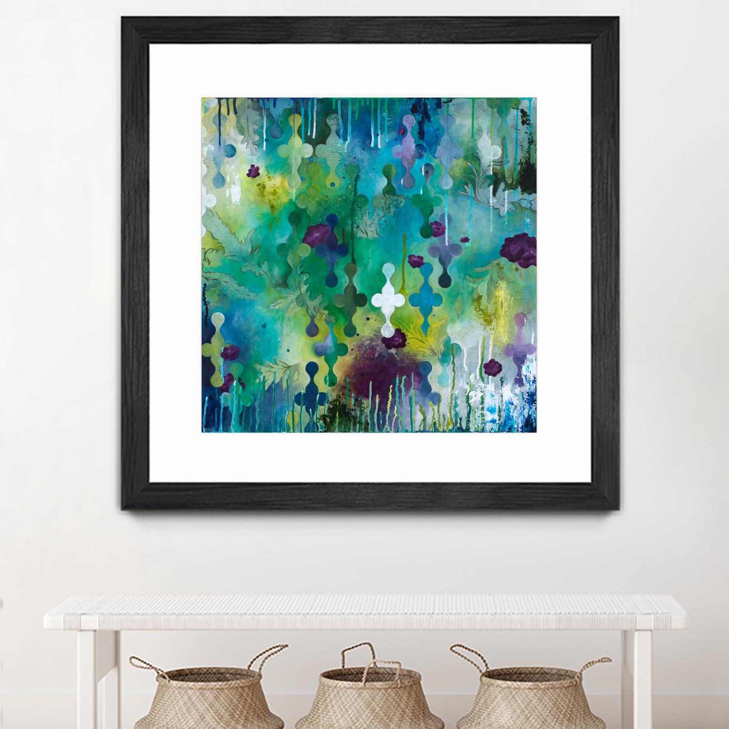 Seafoam Storm Two by Heather Noel Robinson on GIANT ART - multicolor abstracts; contemporary