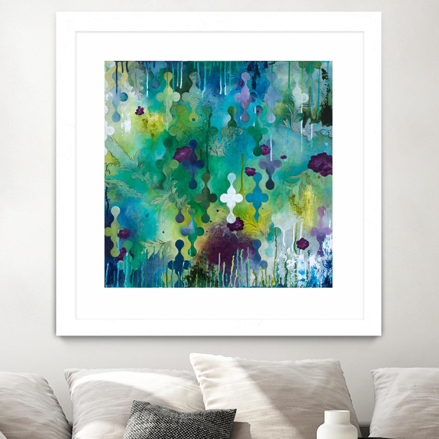 Seafoam Storm Two by Heather Noel Robinson on GIANT ART - multicolor abstracts; contemporary