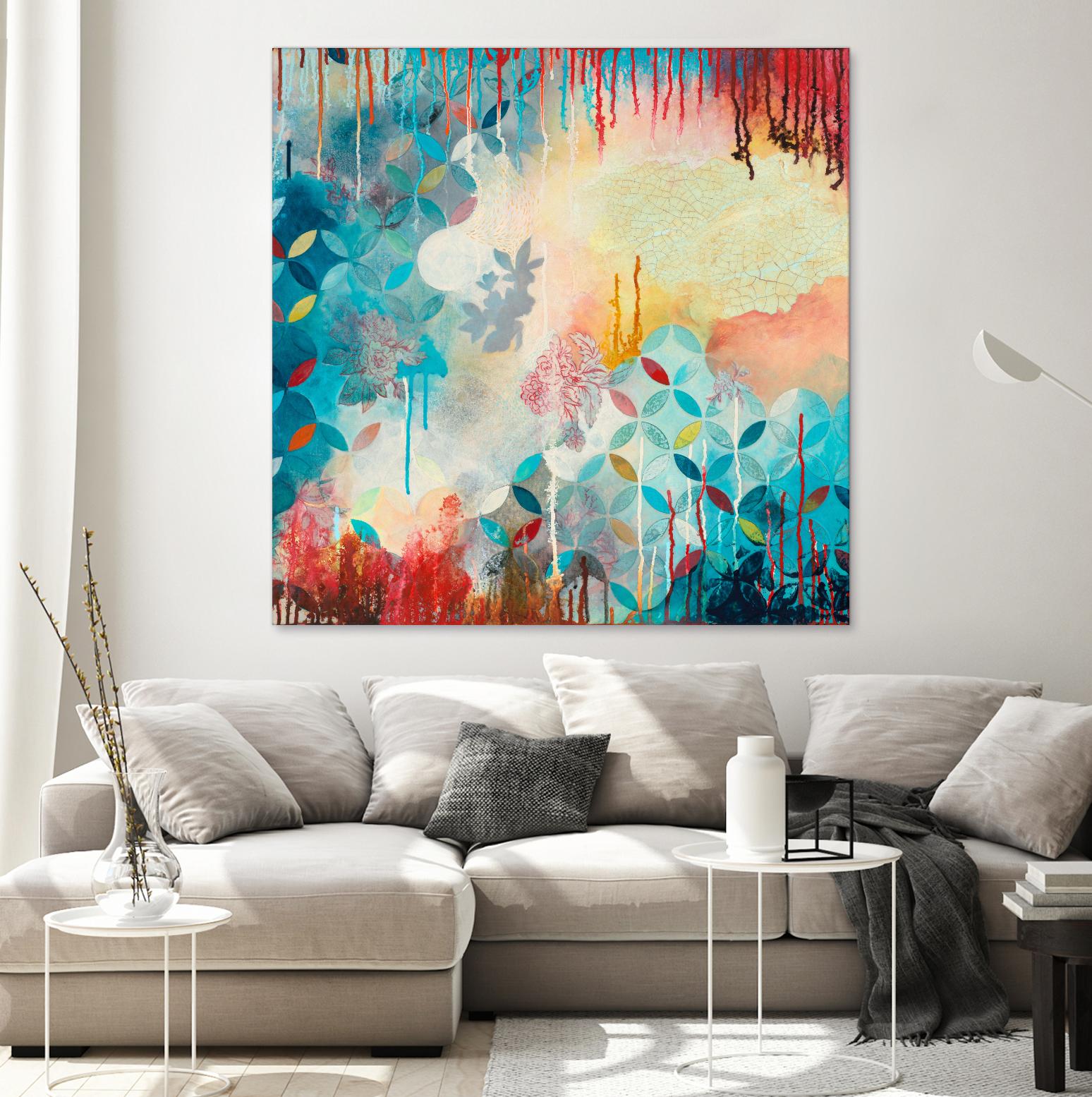 Tranquil Eden 2 by Heather Noel Robinson on GIANT ART - multicolor abstracts; contemporary