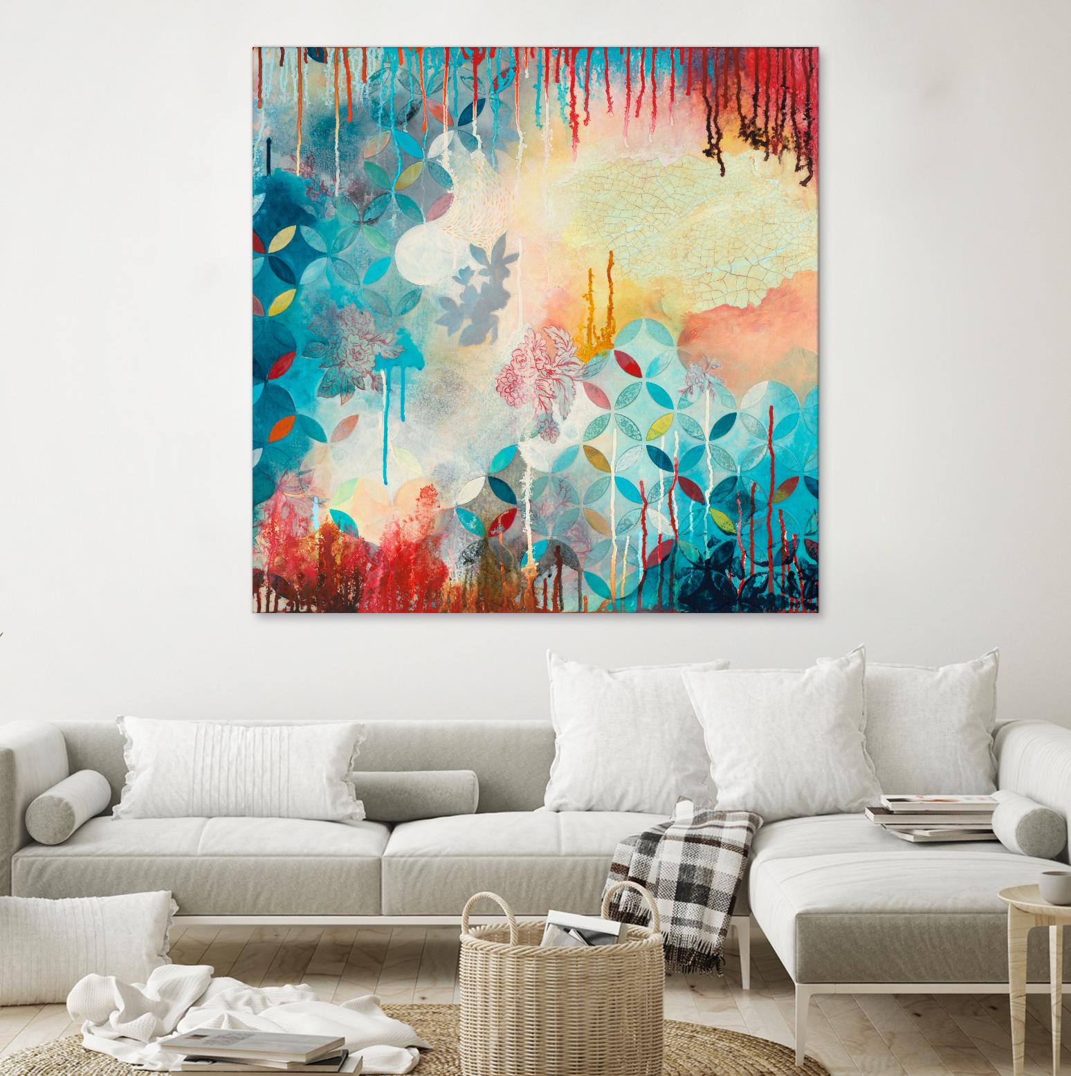 Tranquil Eden 2 by Heather Noel Robinson on GIANT ART - multicolor abstracts; contemporary