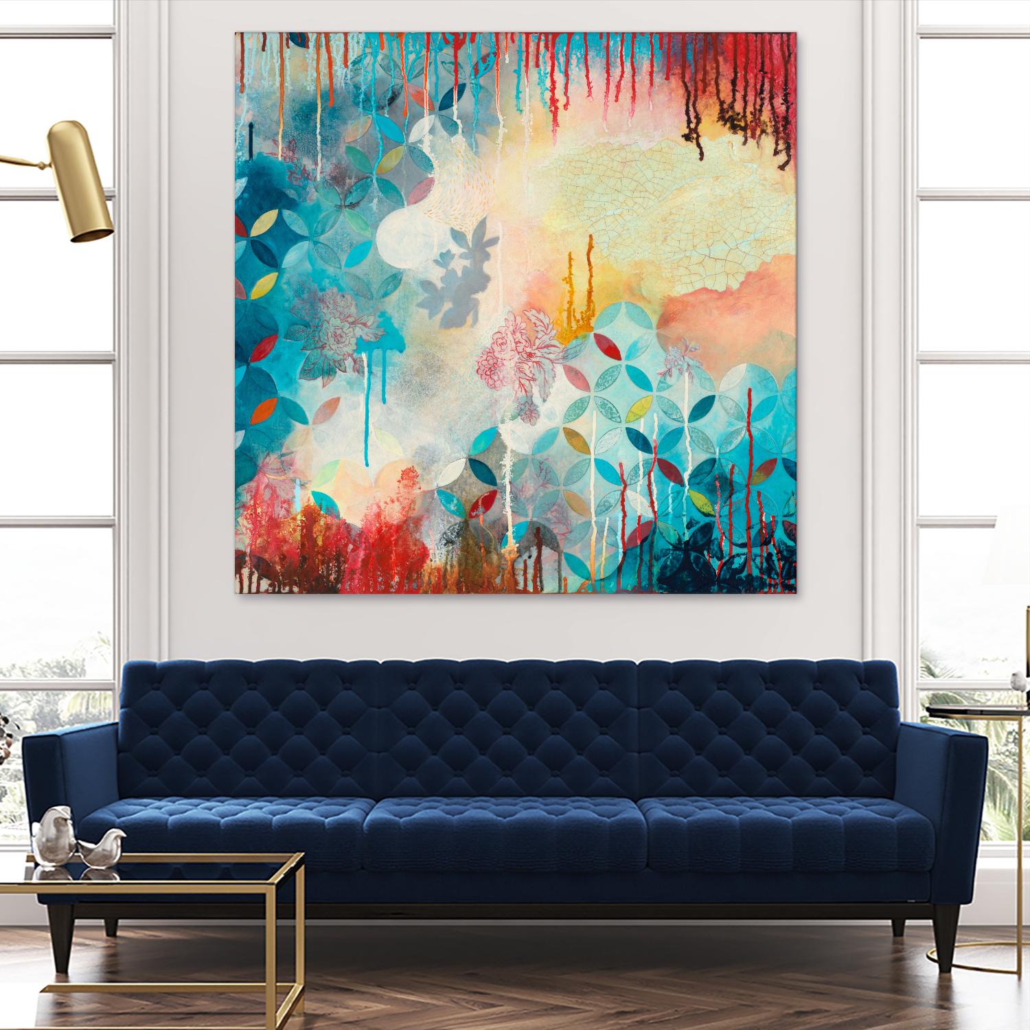 Tranquil Eden 2 by Heather Noel Robinson on GIANT ART - multicolor abstracts; contemporary