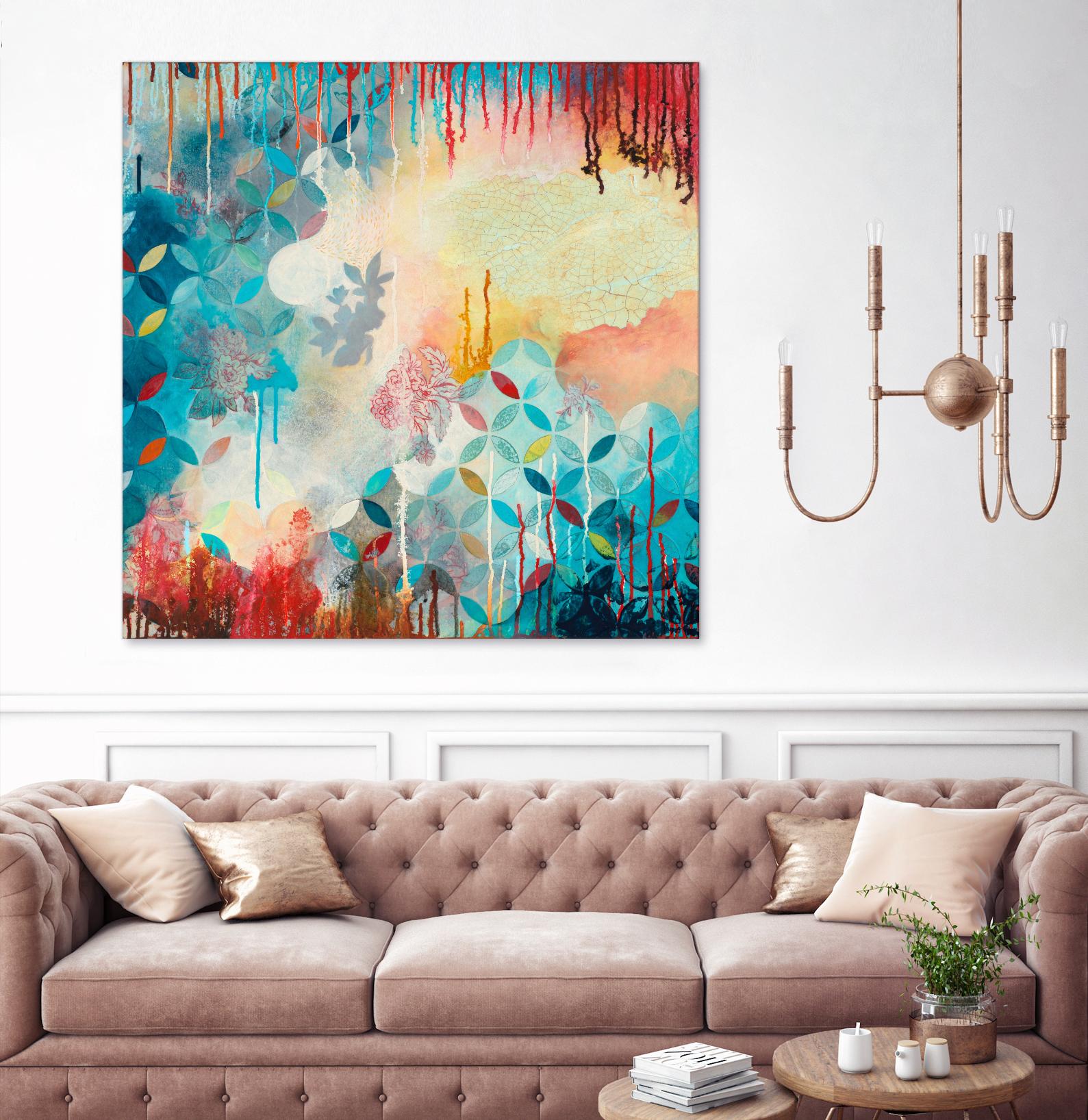 Tranquil Eden 2 by Heather Noel Robinson on GIANT ART - multicolor abstracts; contemporary