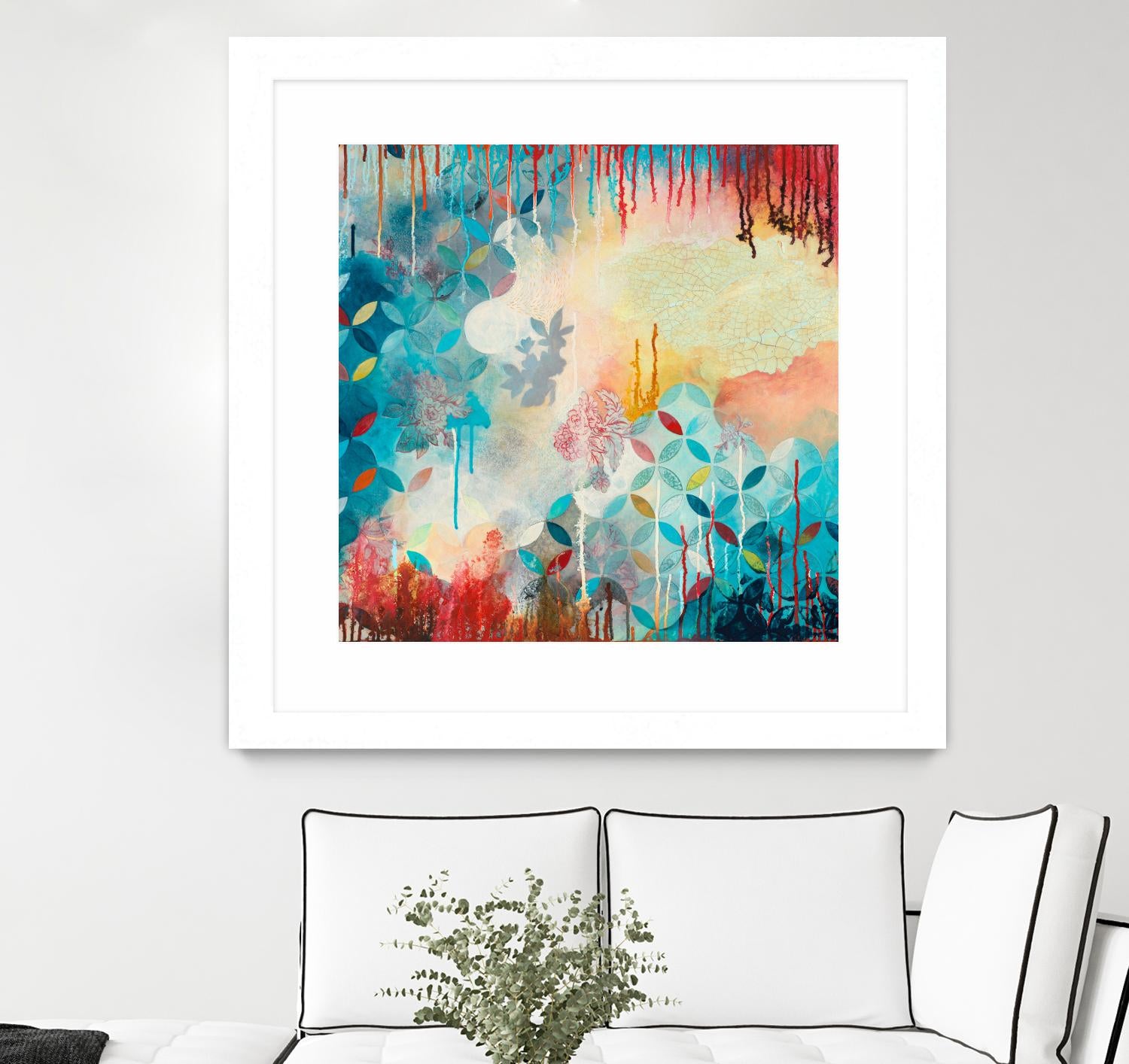 Tranquil Eden 2 by Heather Noel Robinson on GIANT ART - multicolor abstracts; contemporary