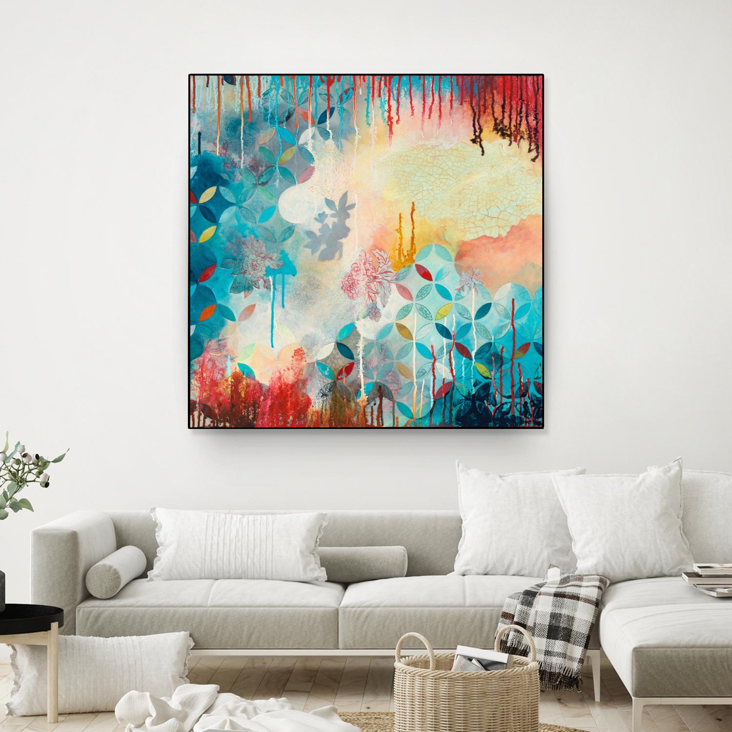 Tranquil Eden 2 by Heather Noel Robinson on GIANT ART - multicolor abstracts; contemporary