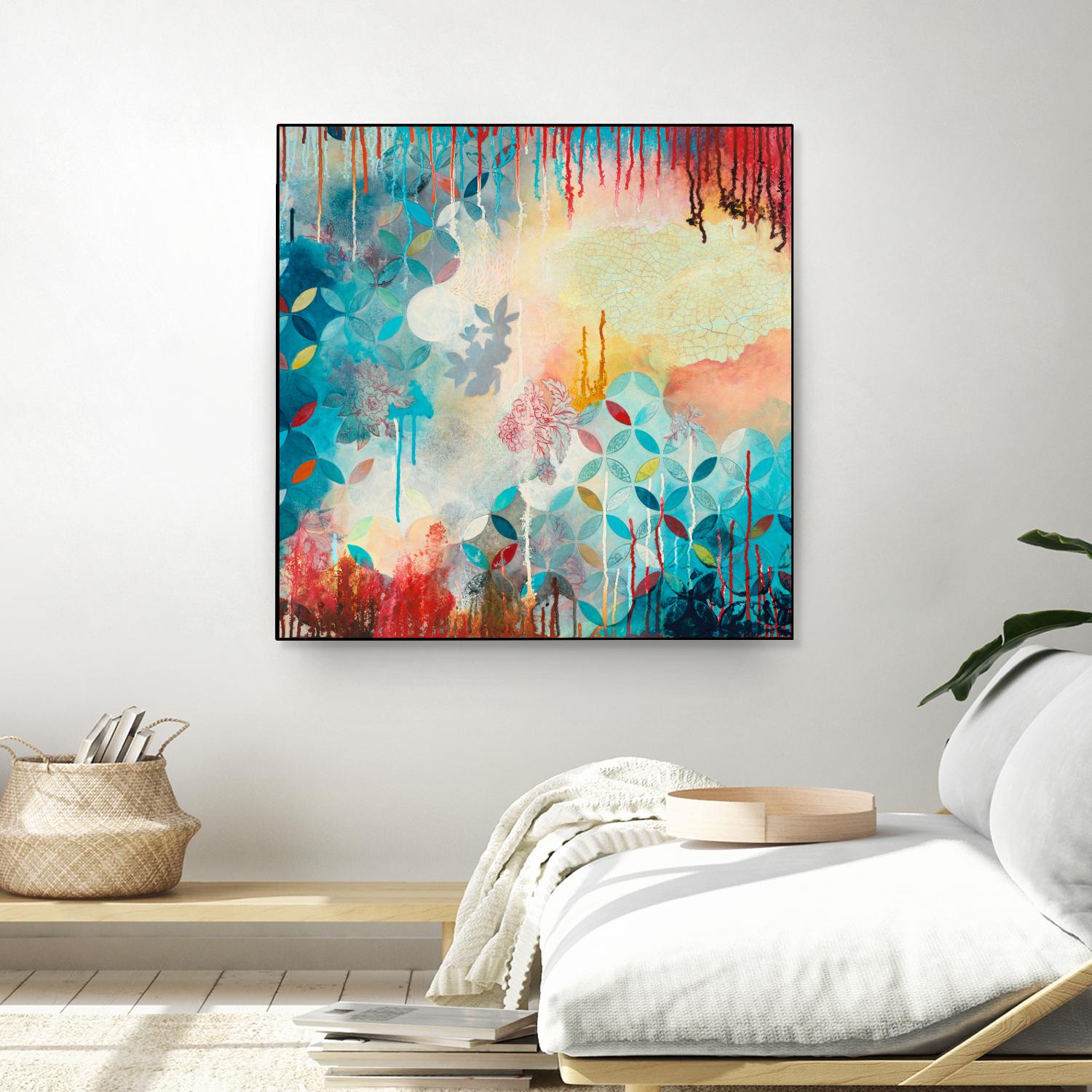 Tranquil Eden 2 by Heather Noel Robinson on GIANT ART - multicolor abstracts; contemporary