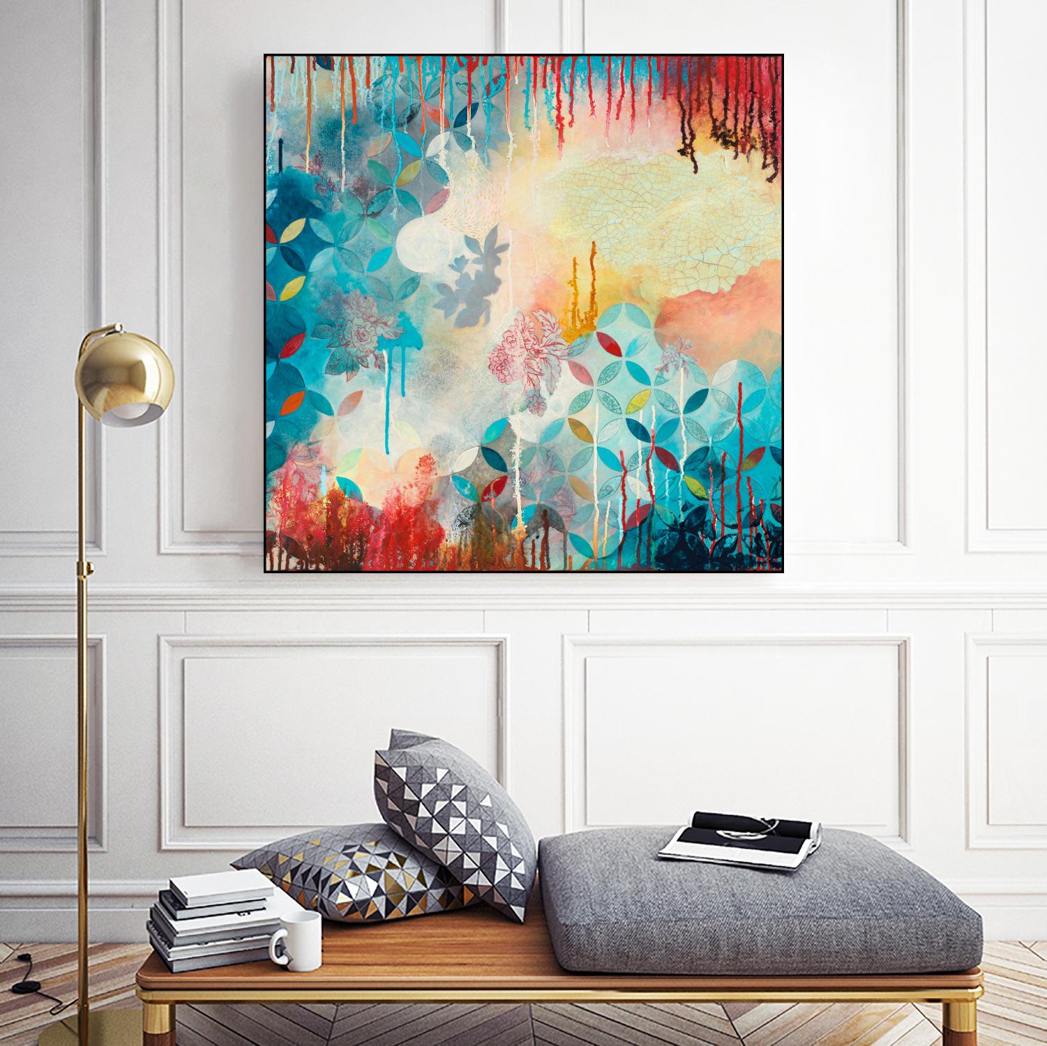 Tranquil Eden 2 by Heather Noel Robinson on GIANT ART - multicolor abstracts; contemporary
