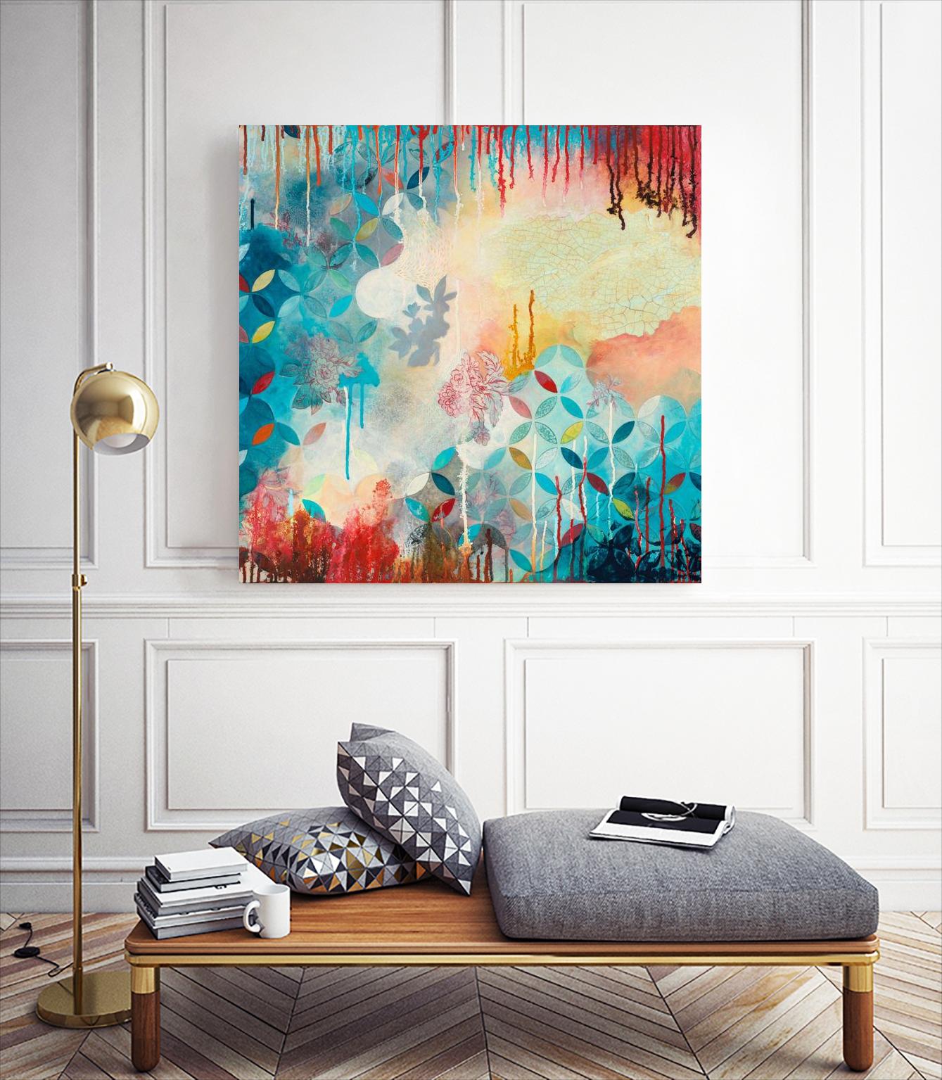 Tranquil Eden 2 by Heather Noel Robinson on GIANT ART - multicolor abstracts; contemporary