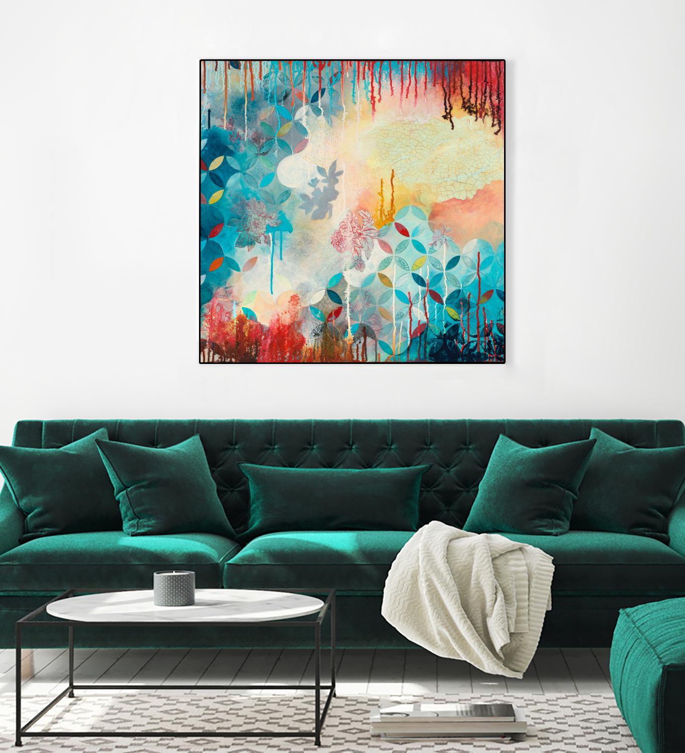 Tranquil Eden 2 by Heather Noel Robinson on GIANT ART - multicolor abstracts; contemporary