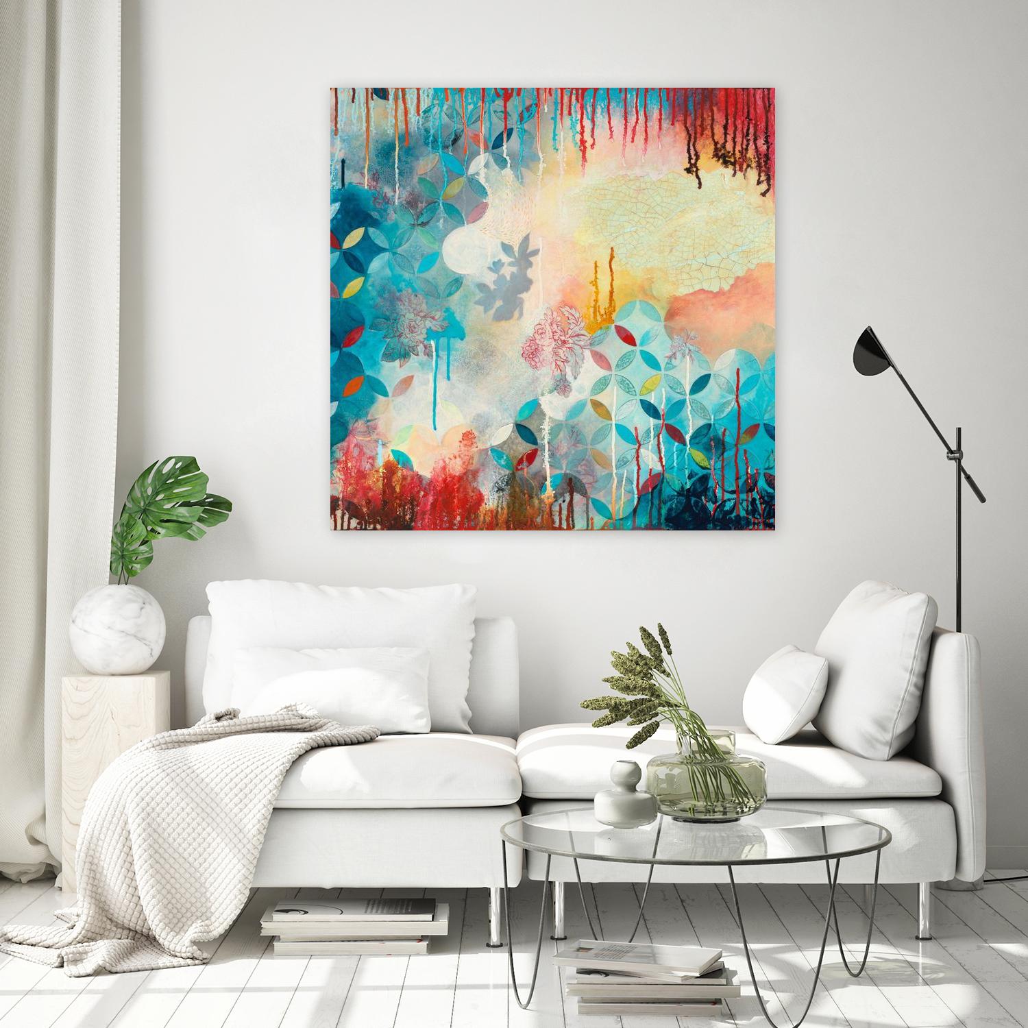 Tranquil Eden 2 by Heather Noel Robinson on GIANT ART - multicolor abstracts; contemporary