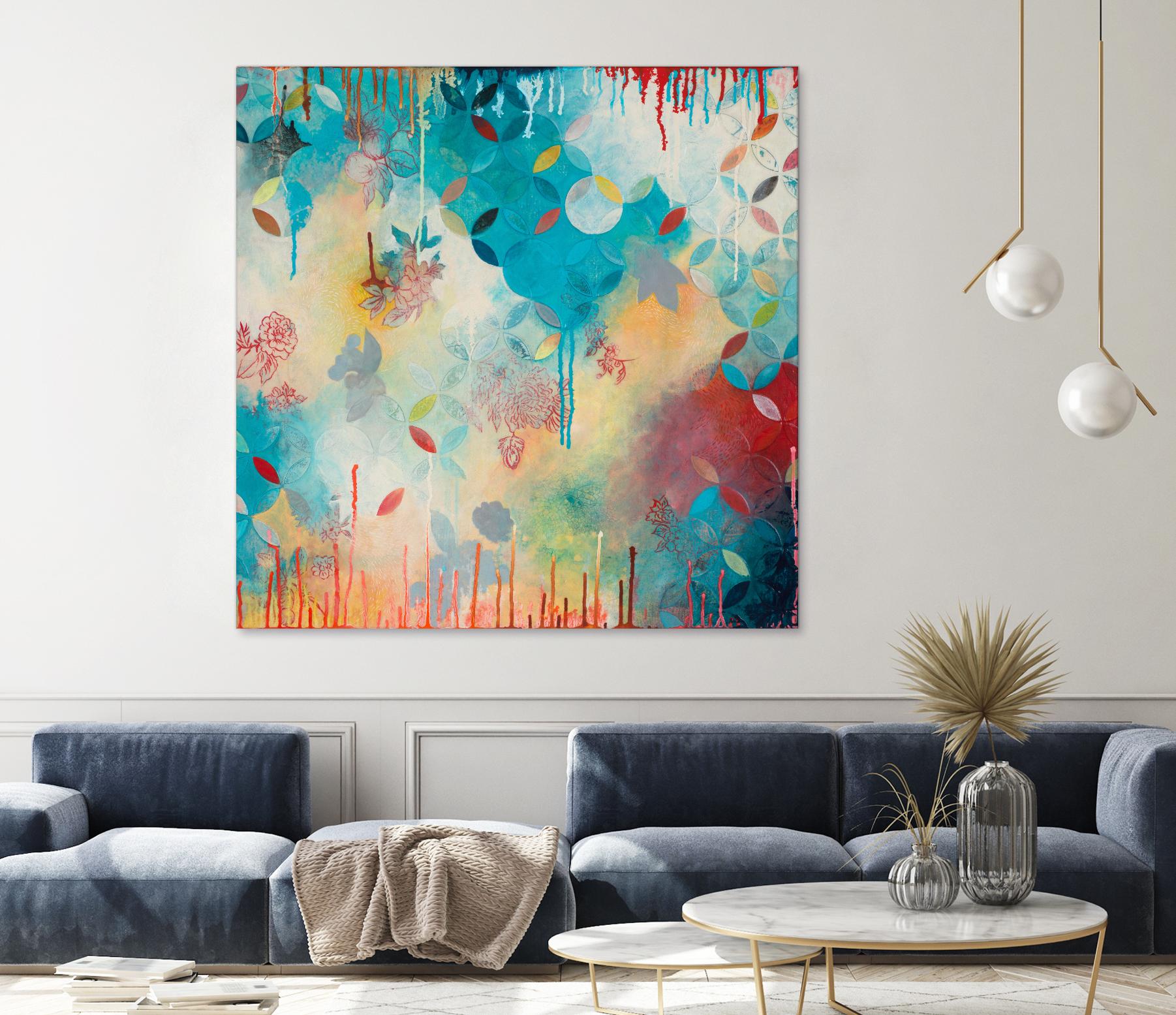 Tranquil Eden 4 by Heather Noel Robinson on GIANT ART - multicolor abstracts; contemporary