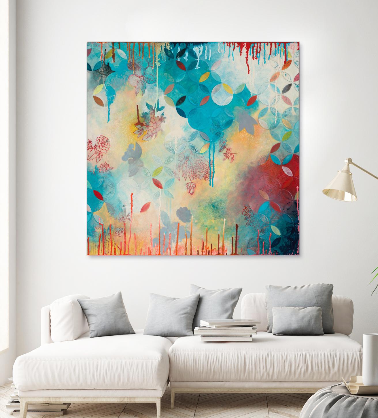 Tranquil Eden 4 by Heather Noel Robinson on GIANT ART - multicolor abstracts; contemporary