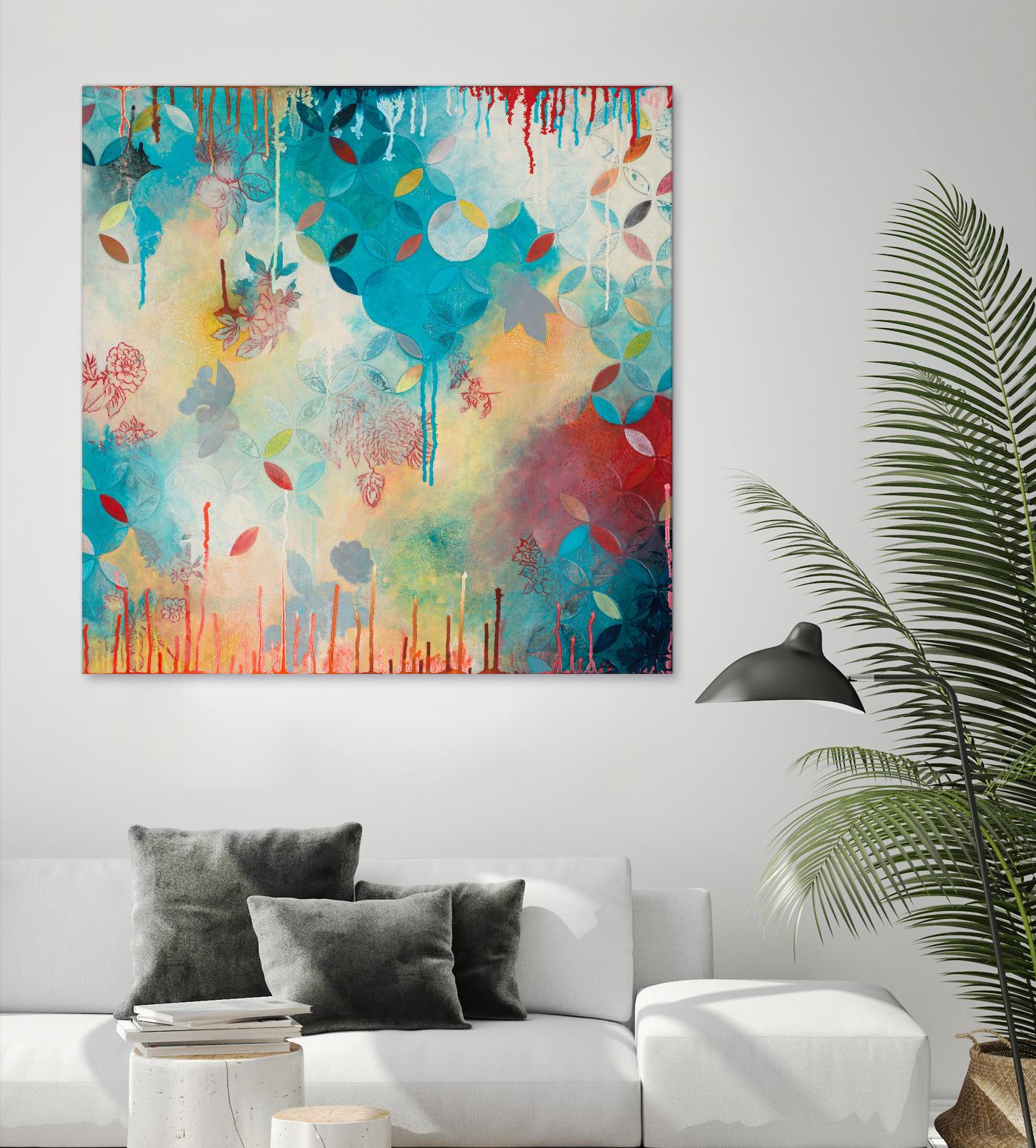 Tranquil Eden 4 by Heather Noel Robinson on GIANT ART - multicolor abstracts; contemporary