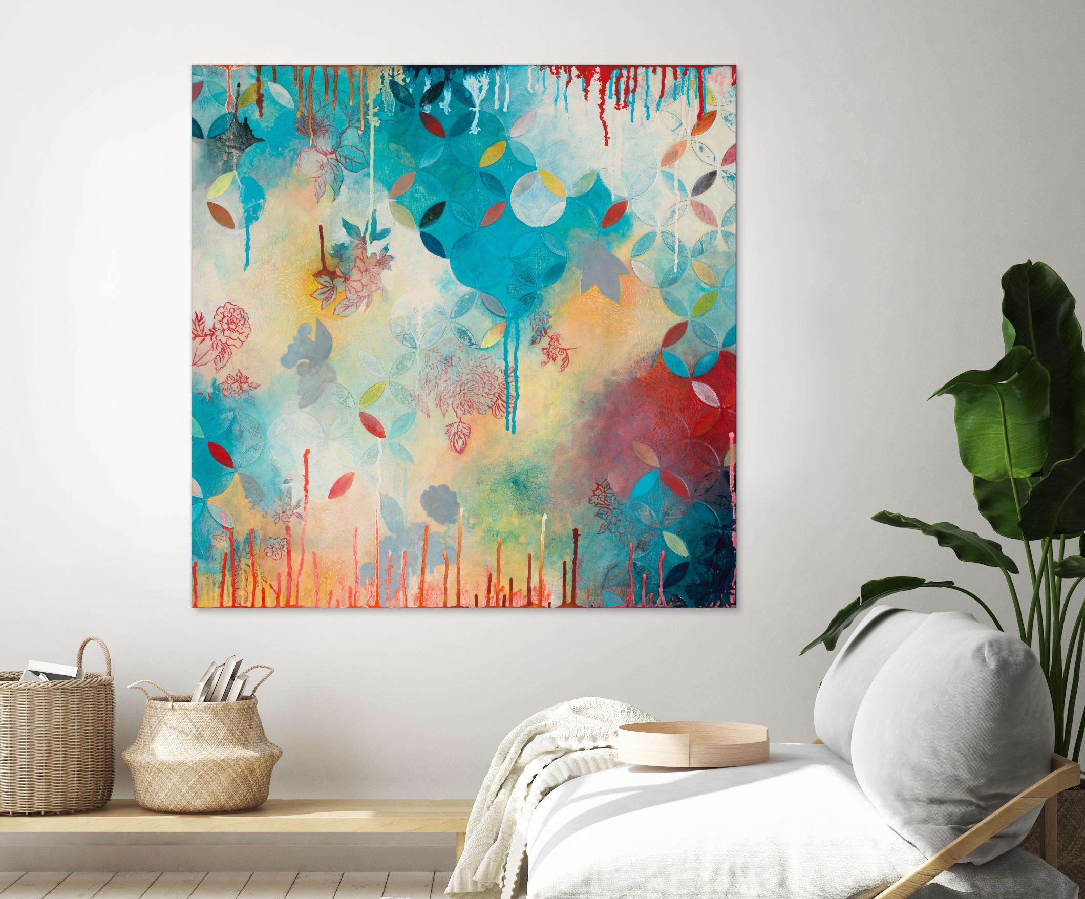Tranquil Eden 4 by Heather Noel Robinson on GIANT ART - multicolor abstracts; contemporary