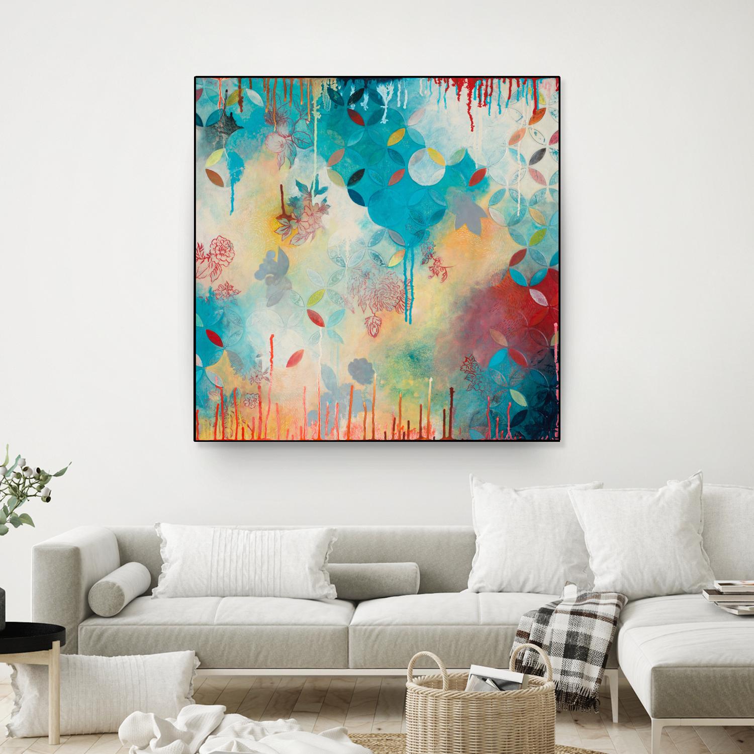 Tranquil Eden 4 by Heather Noel Robinson on GIANT ART - multicolor abstracts; contemporary