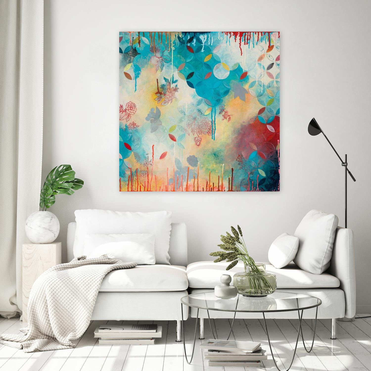 Tranquil Eden 4 by Heather Noel Robinson on GIANT ART - multicolor abstracts; contemporary