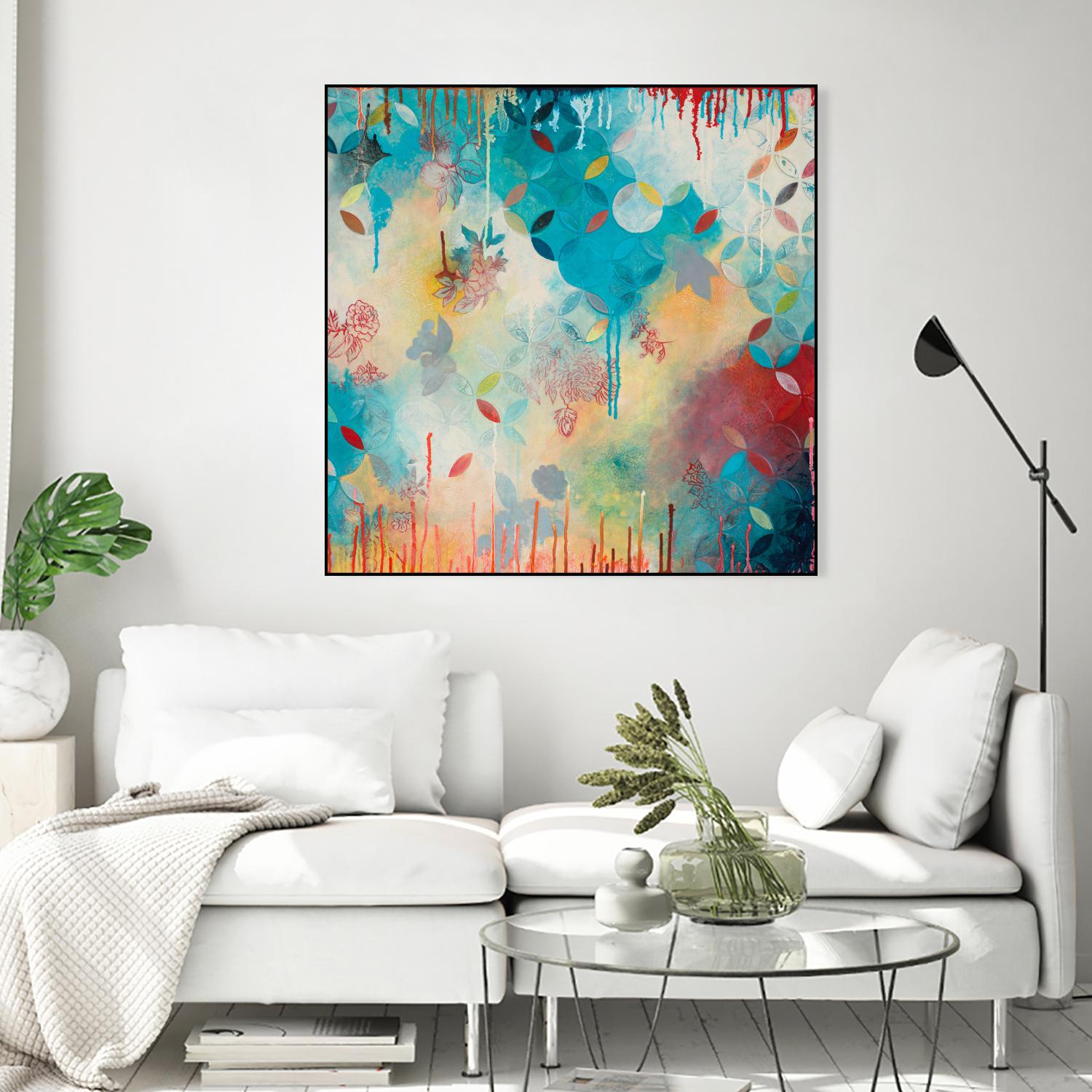 Tranquil Eden 4 by Heather Noel Robinson on GIANT ART - multicolor abstracts; contemporary