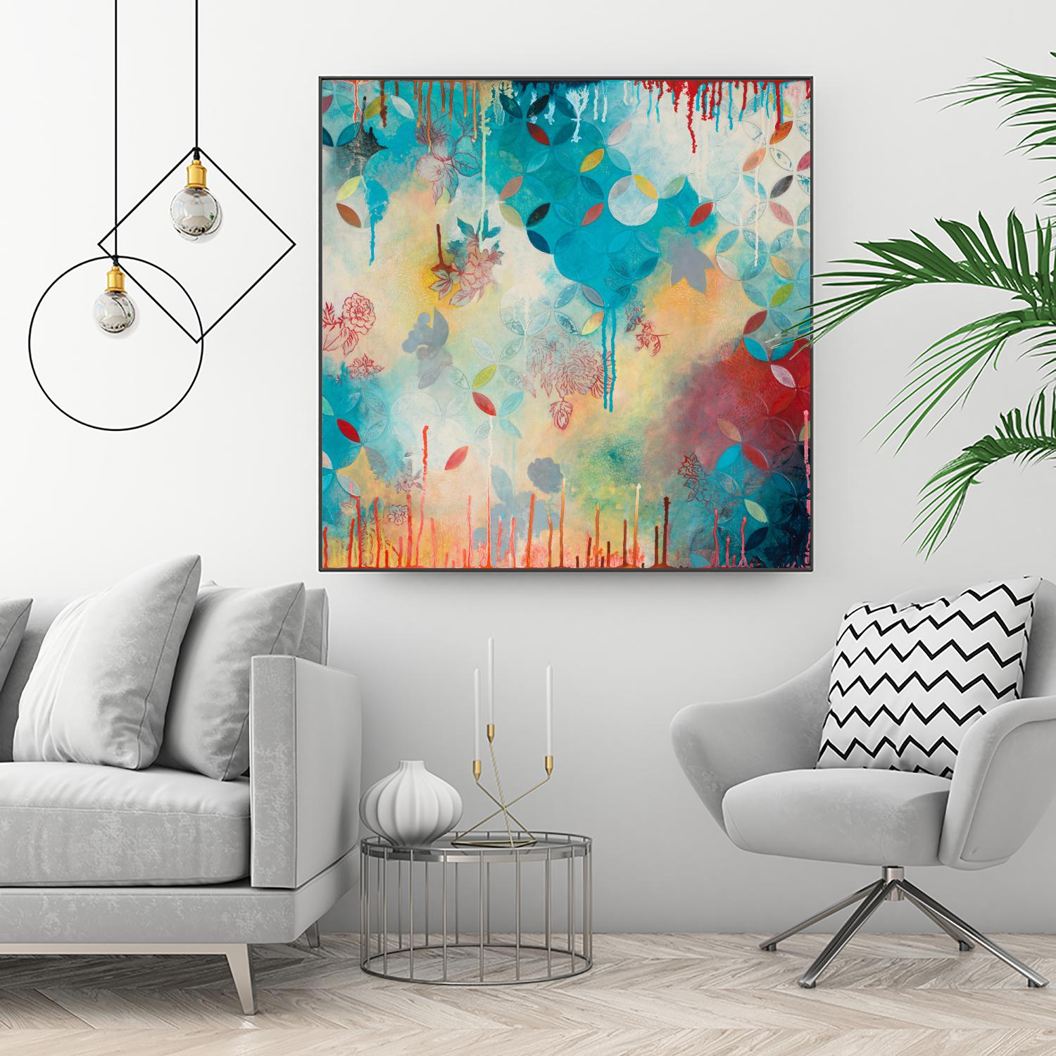 Tranquil Eden 4 by Heather Noel Robinson on GIANT ART - multicolor abstracts; contemporary
