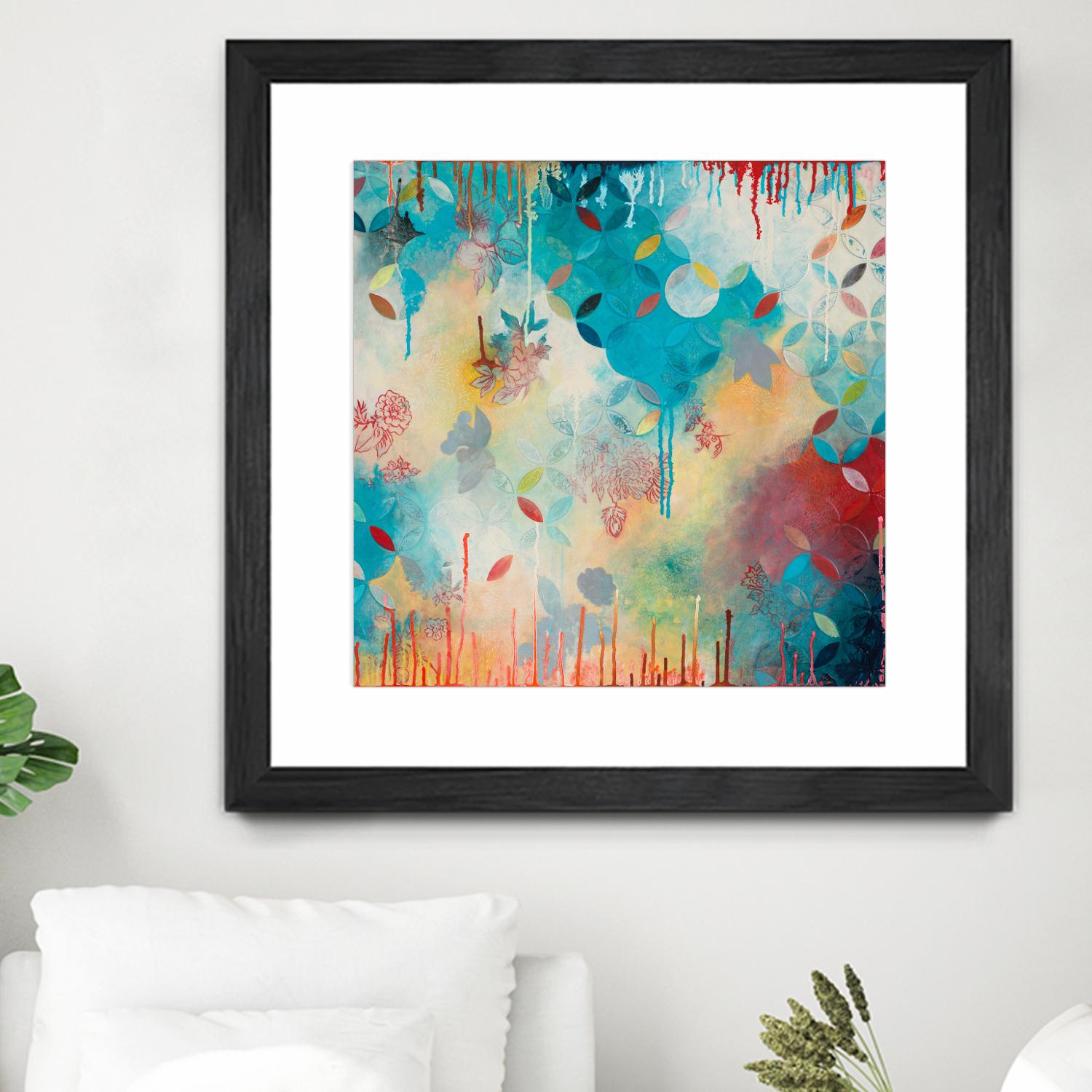 Tranquil Eden 4 by Heather Noel Robinson on GIANT ART - multicolor abstracts; contemporary