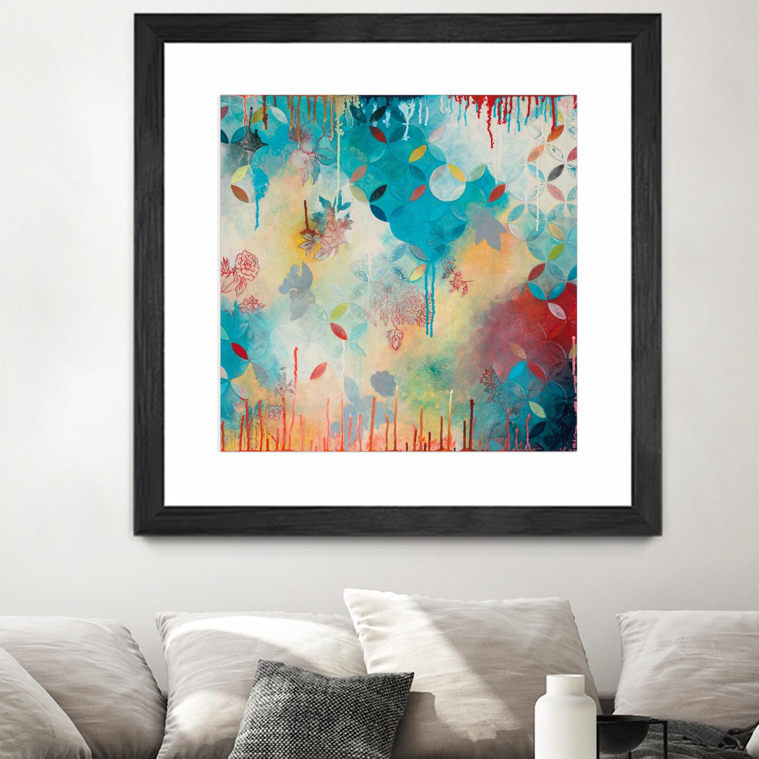 Tranquil Eden 4 by Heather Noel Robinson on GIANT ART - multicolor abstracts; contemporary